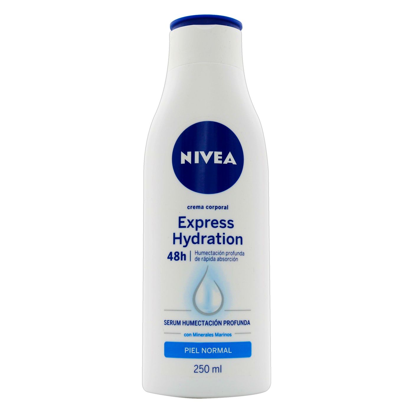 Crema Corporal Nivea Express Hydration Piel Normal Frasco x 250 mL.