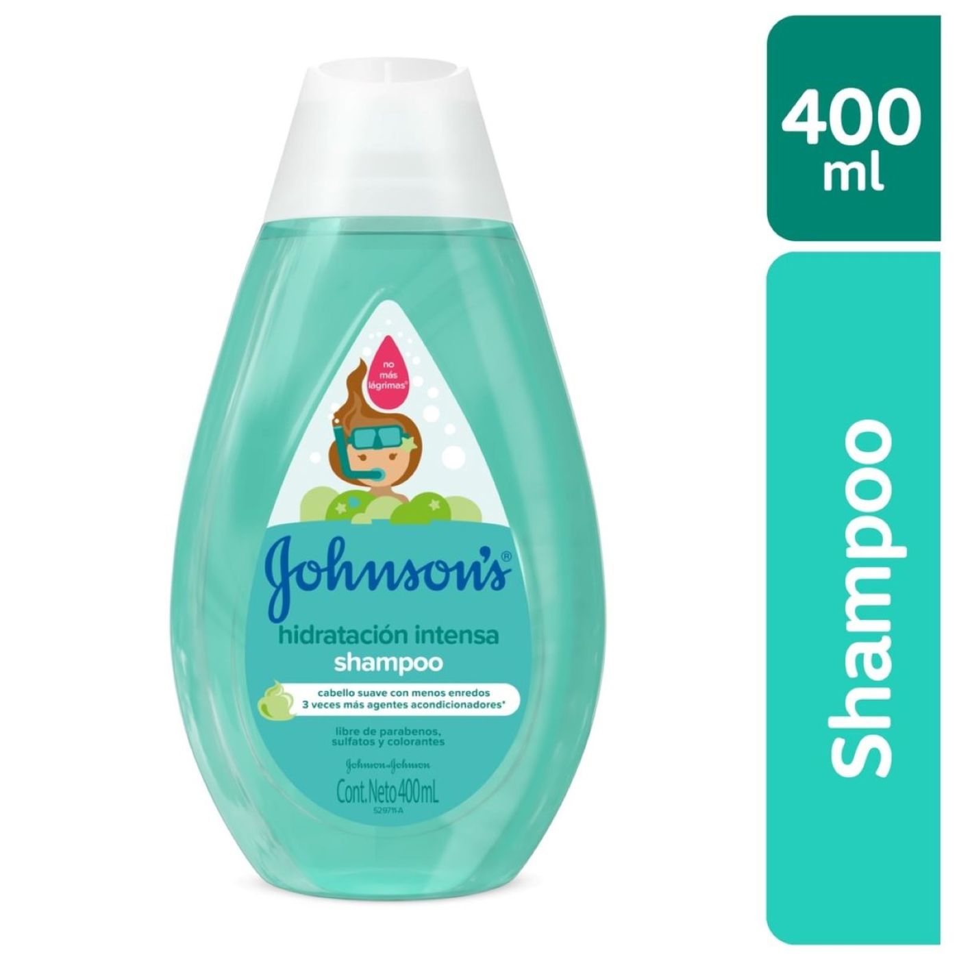 Shampoo Johnsons Baby Hidratación Intensa Frasco x 400 mL