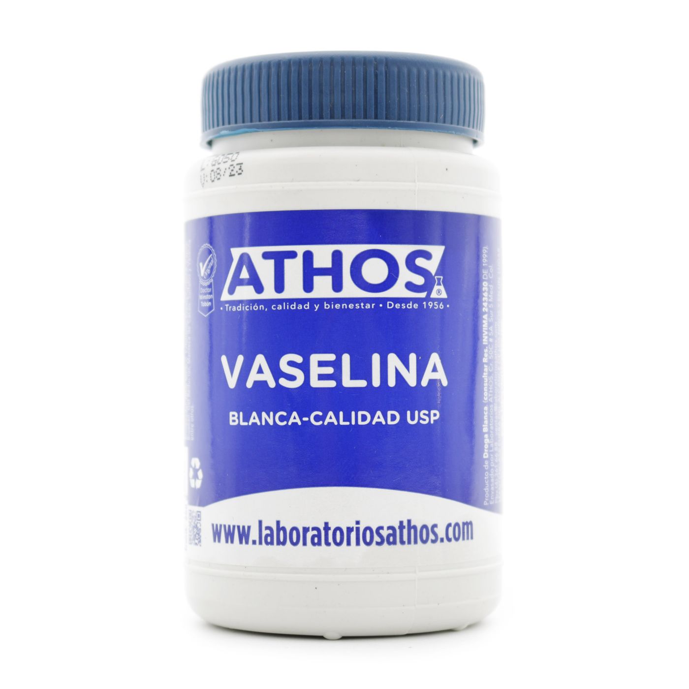 Vaselina Blanca Athos Frasco x 200 g