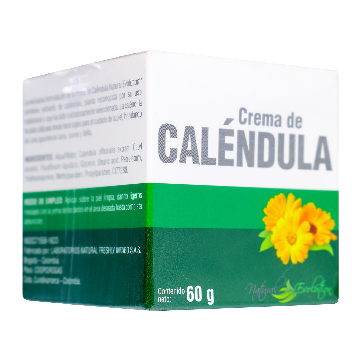Crema De Caléndula Natural Evolution Frasco X 60 G.