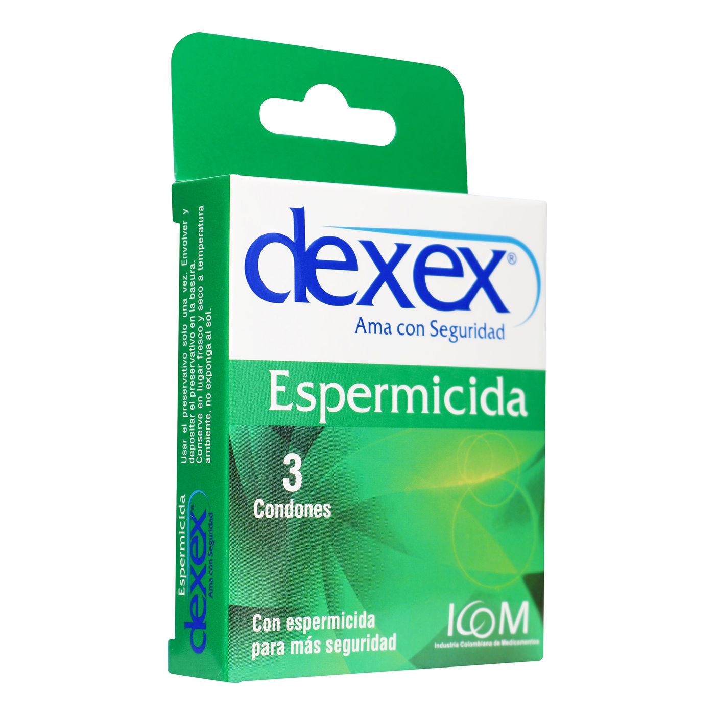 Condones Icom Dexex Espermicida Caja X 3 Uds.