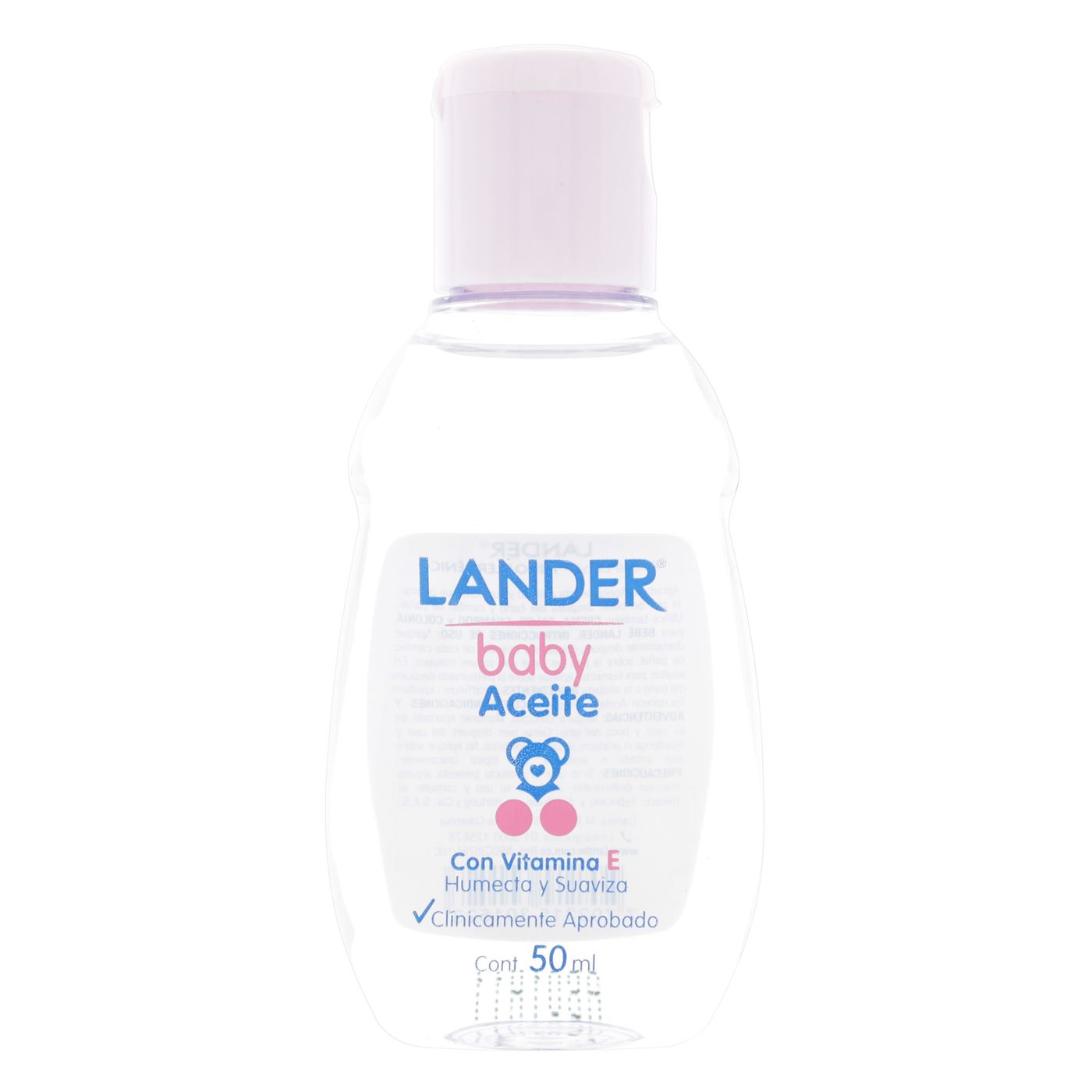 Aceite Lander Baby con Vitamina E Frasco x 50 mL