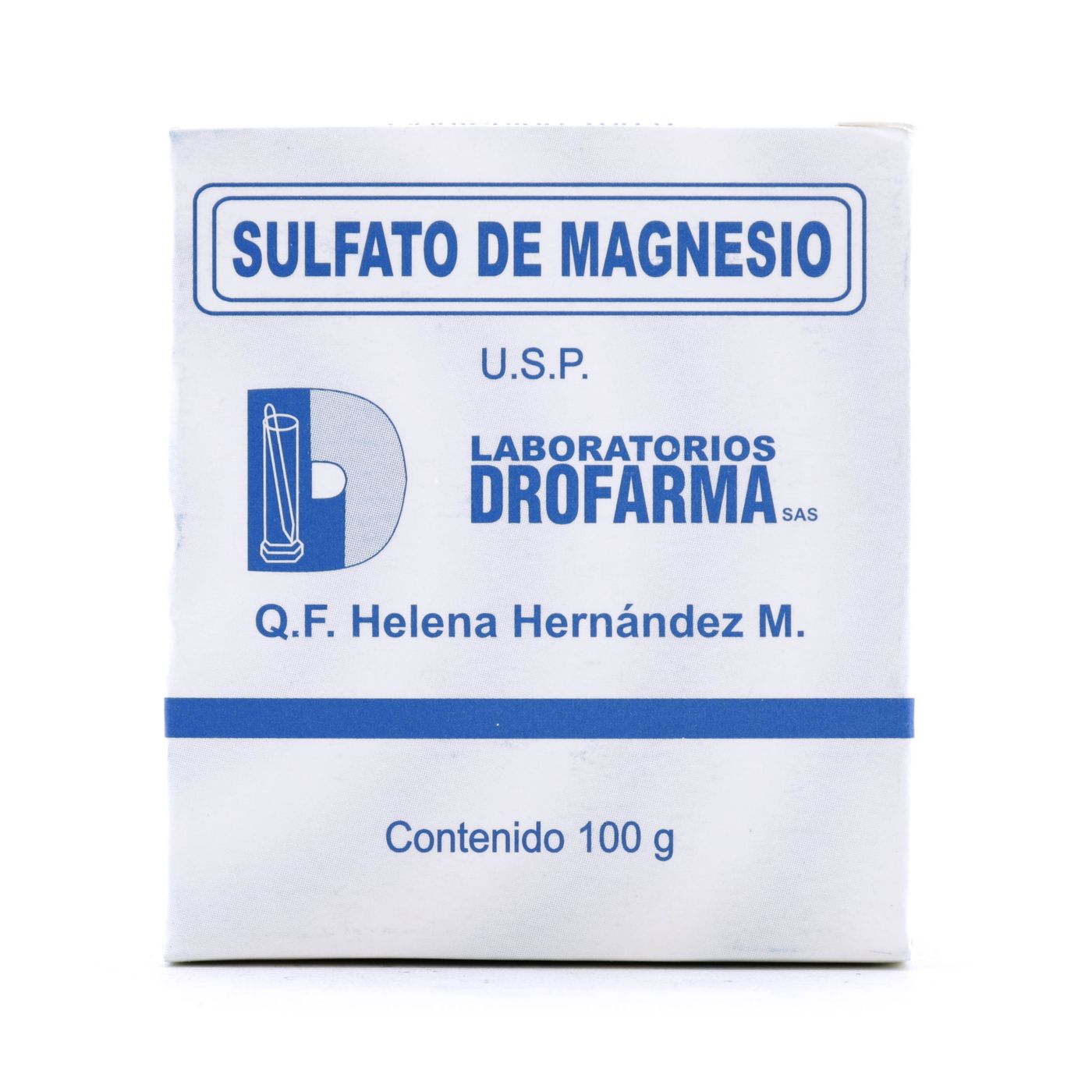 Sulfato De Magnesio Drofarma Paquete X 100 G.