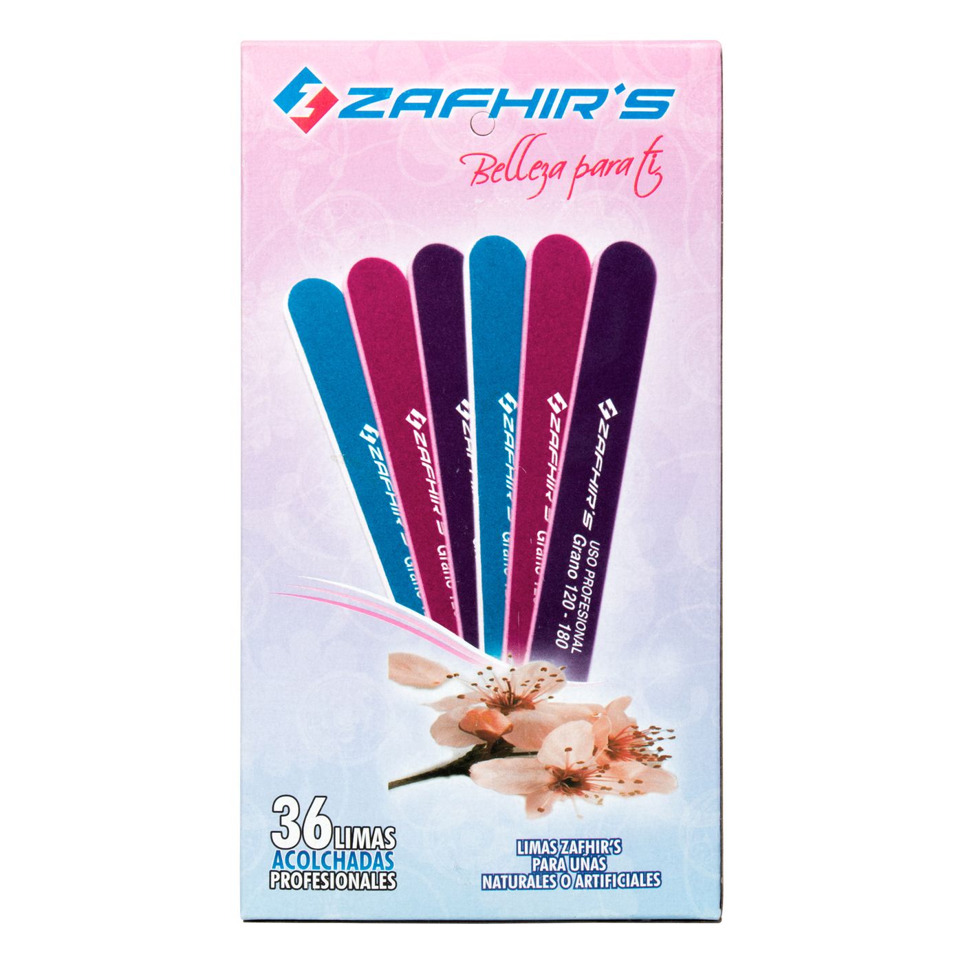 Limas Profesionales Zafhirs Acolchada Caja x 36 Uds
