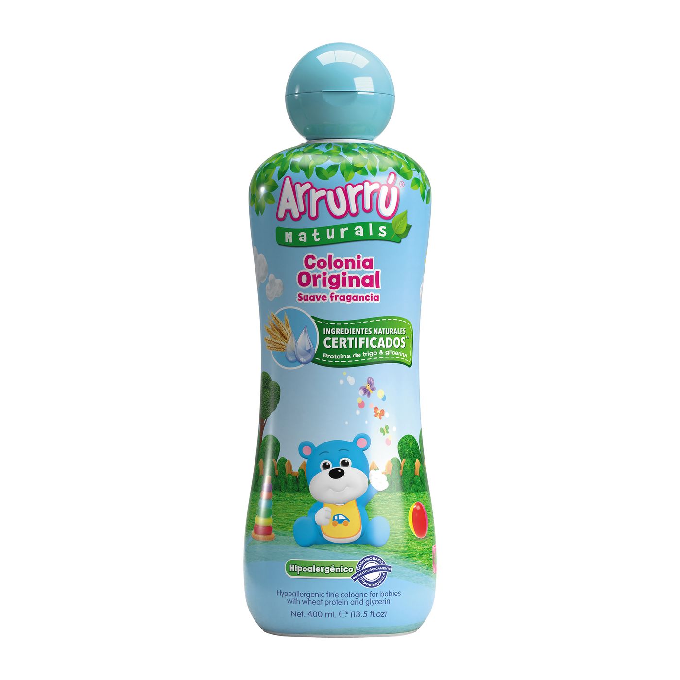 Colonia Arrurrú Naturals Original Azul Frasco X 400 Ml.