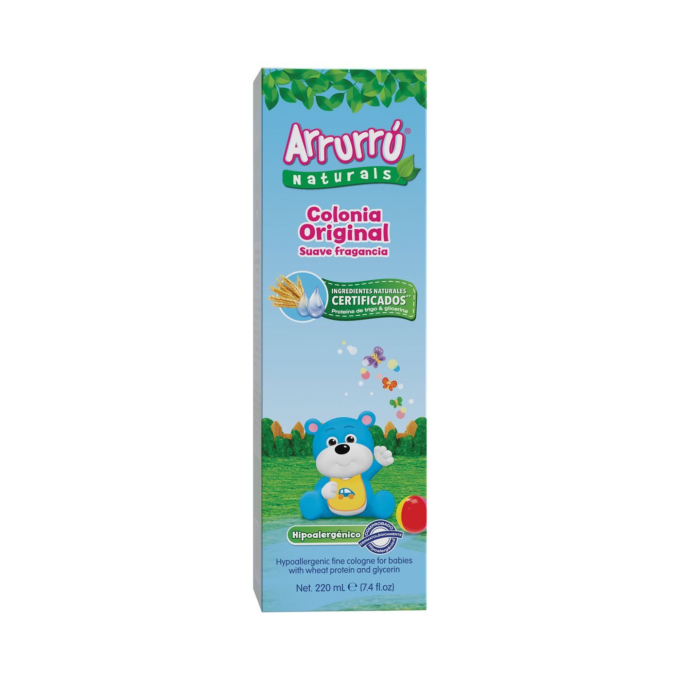 Colonia Arrurrú Naturals Original Azul Frasco x 220 mL