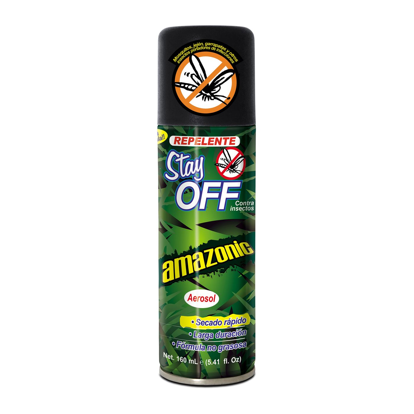 Repelente Stay Off Amazonic Aerosol X 160 Ml.