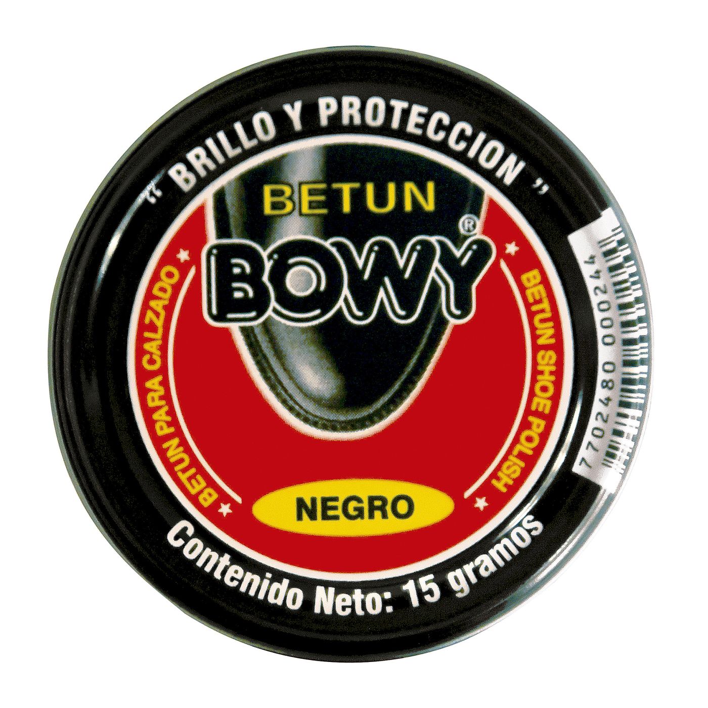 Betún en Pasta Bowy Negro Lata x 15 g