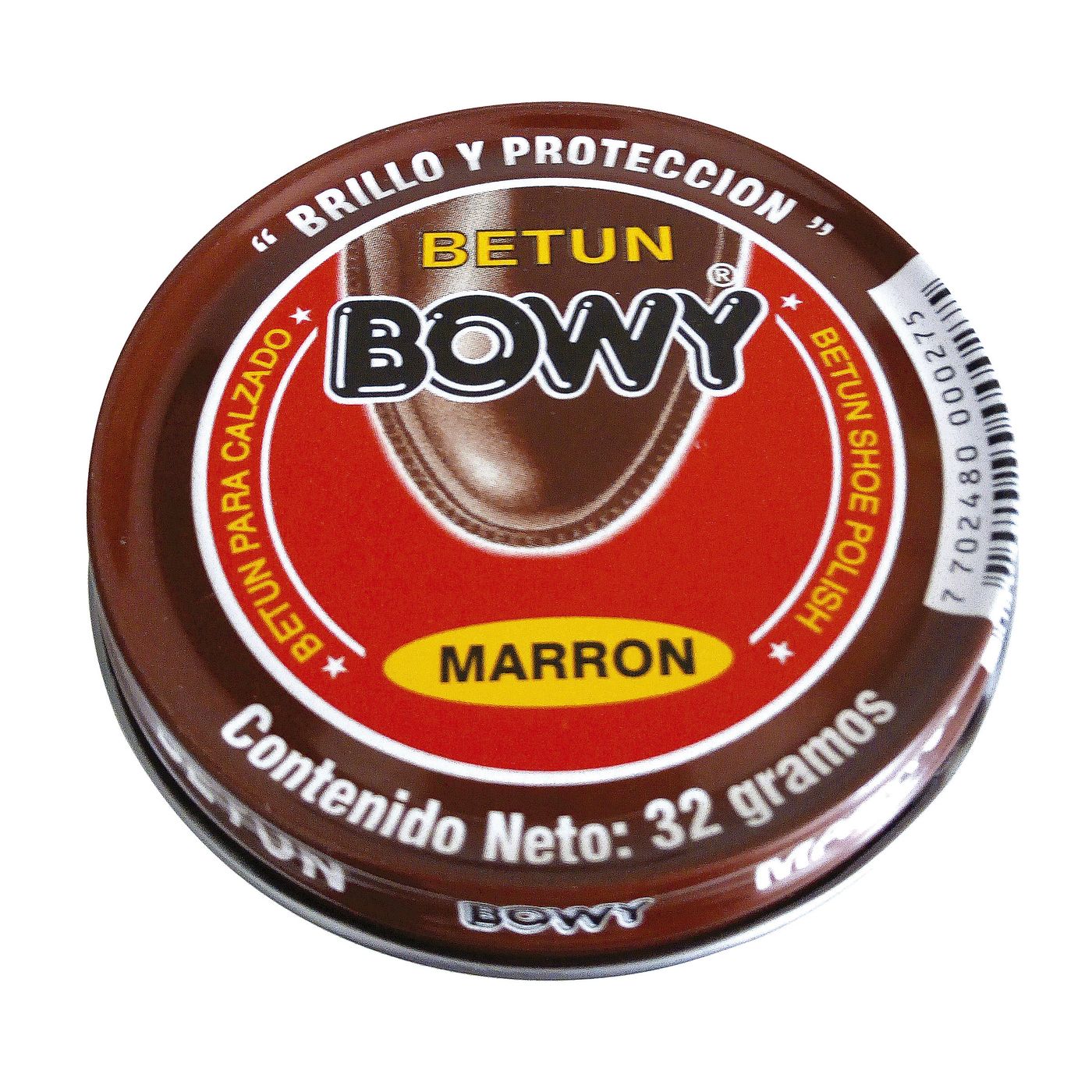 Betún en Pasta Bowy Marrón Lata x 32 g