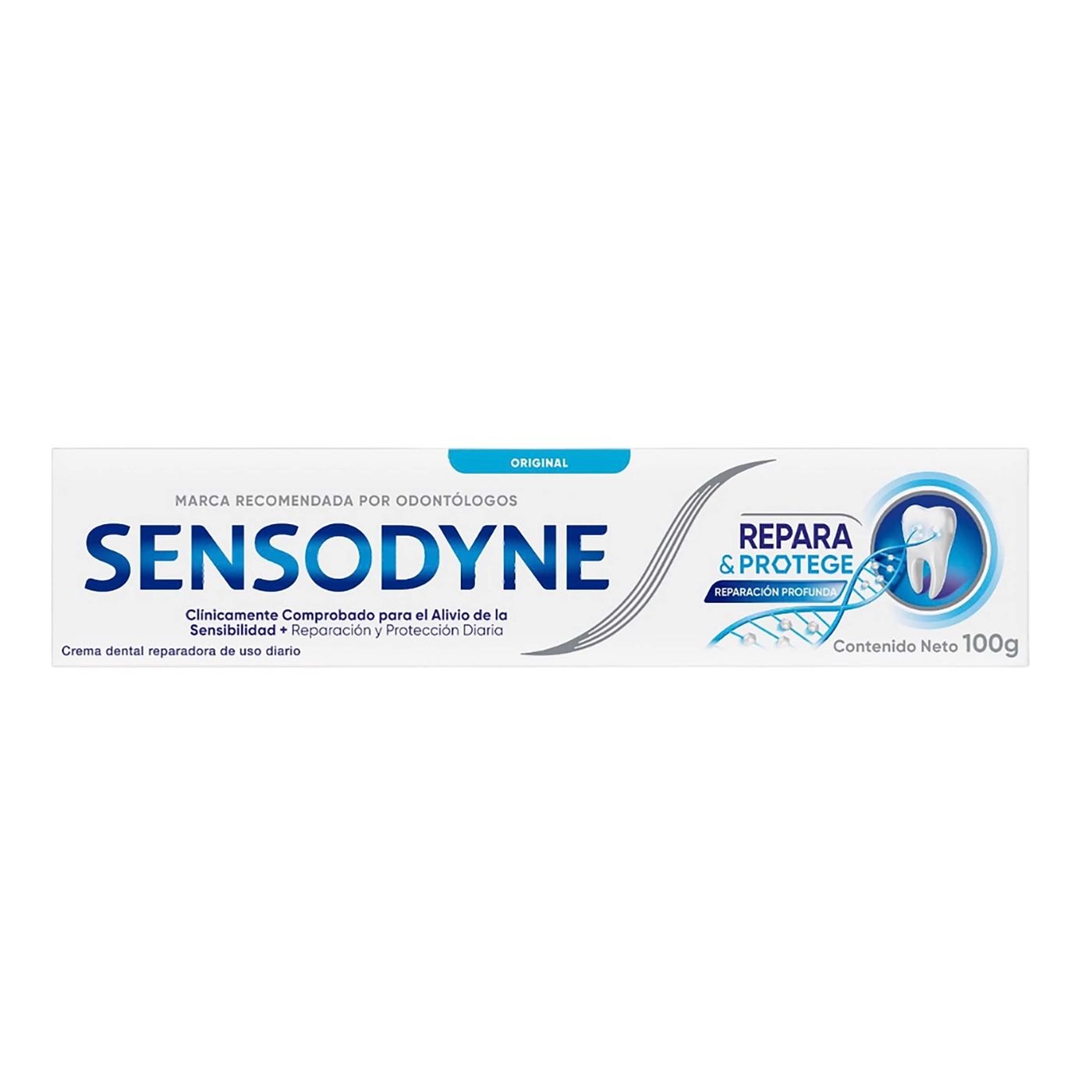 Crema Dental Sensodyne Repara Y Protege Caja X 100 G.