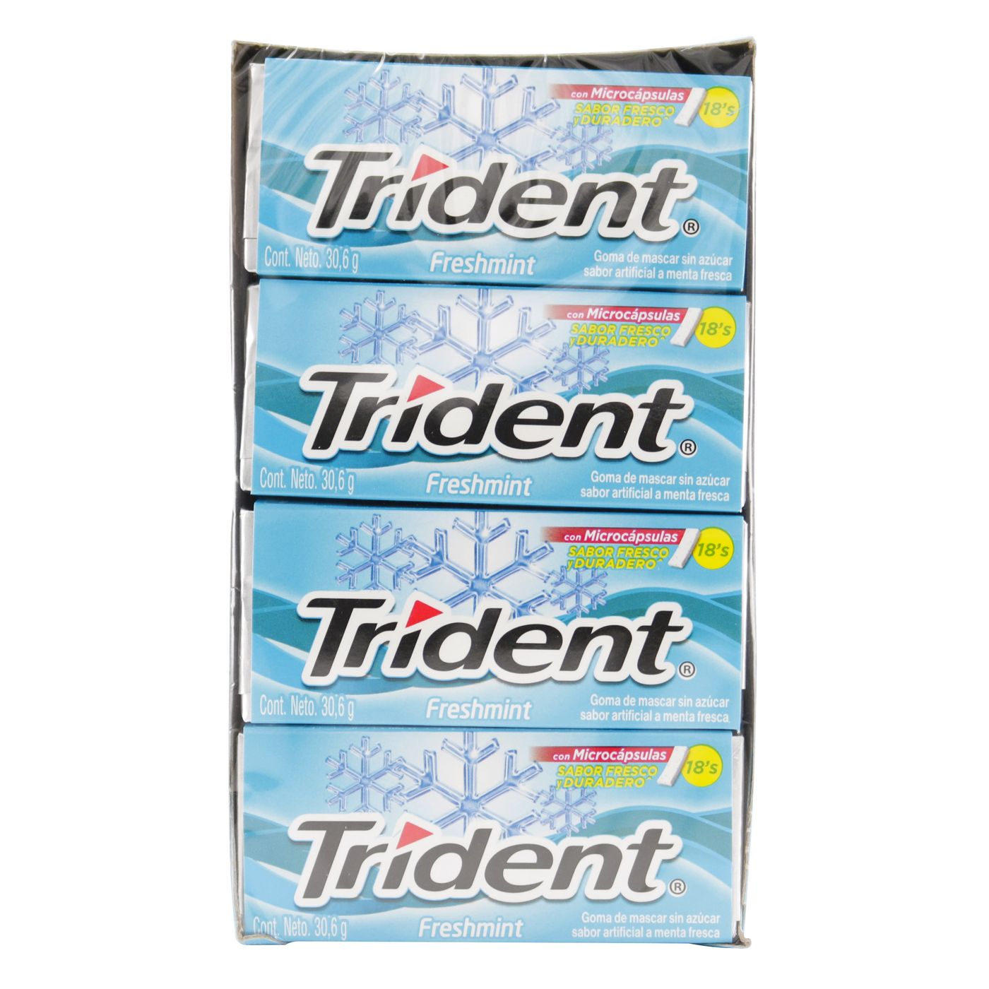Goma De Mascar Trident Menta Fresca Caja X 12 Uds.