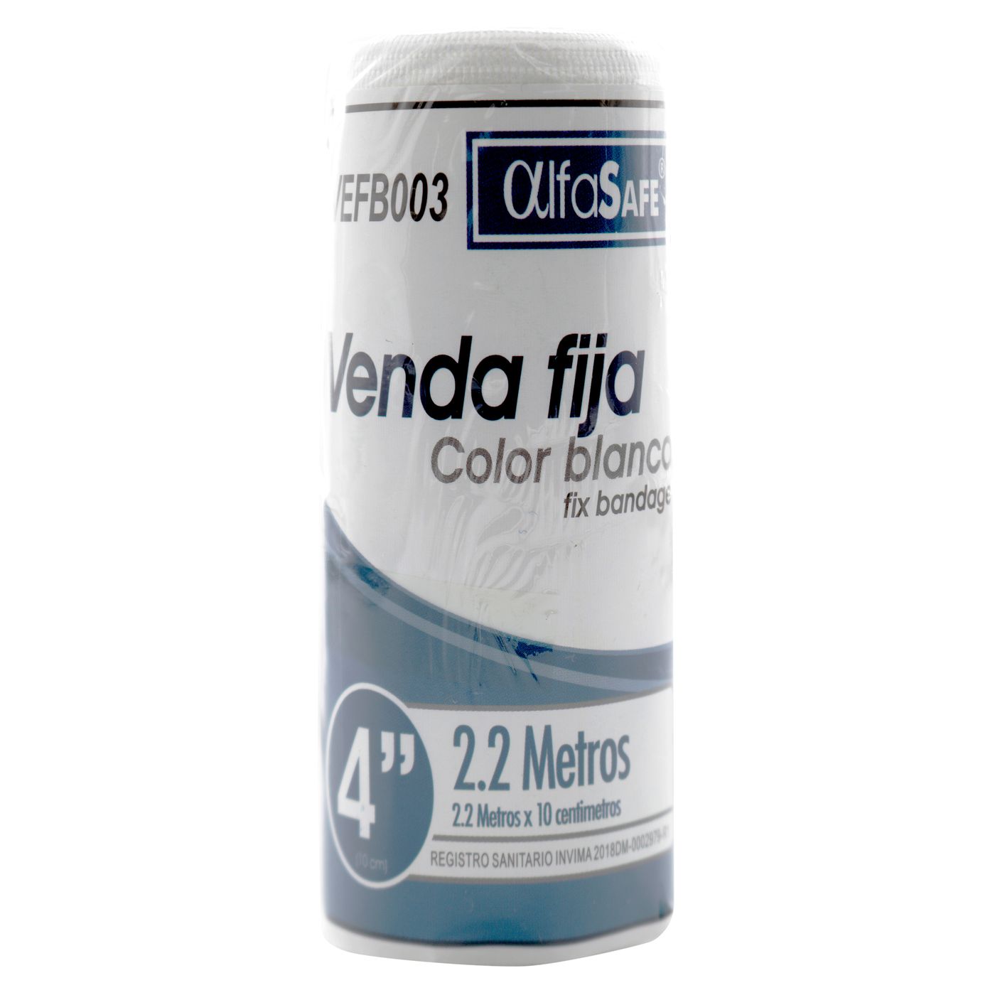Venda Fija Alfa Safe Blanca 4 Yd x 1 Ud