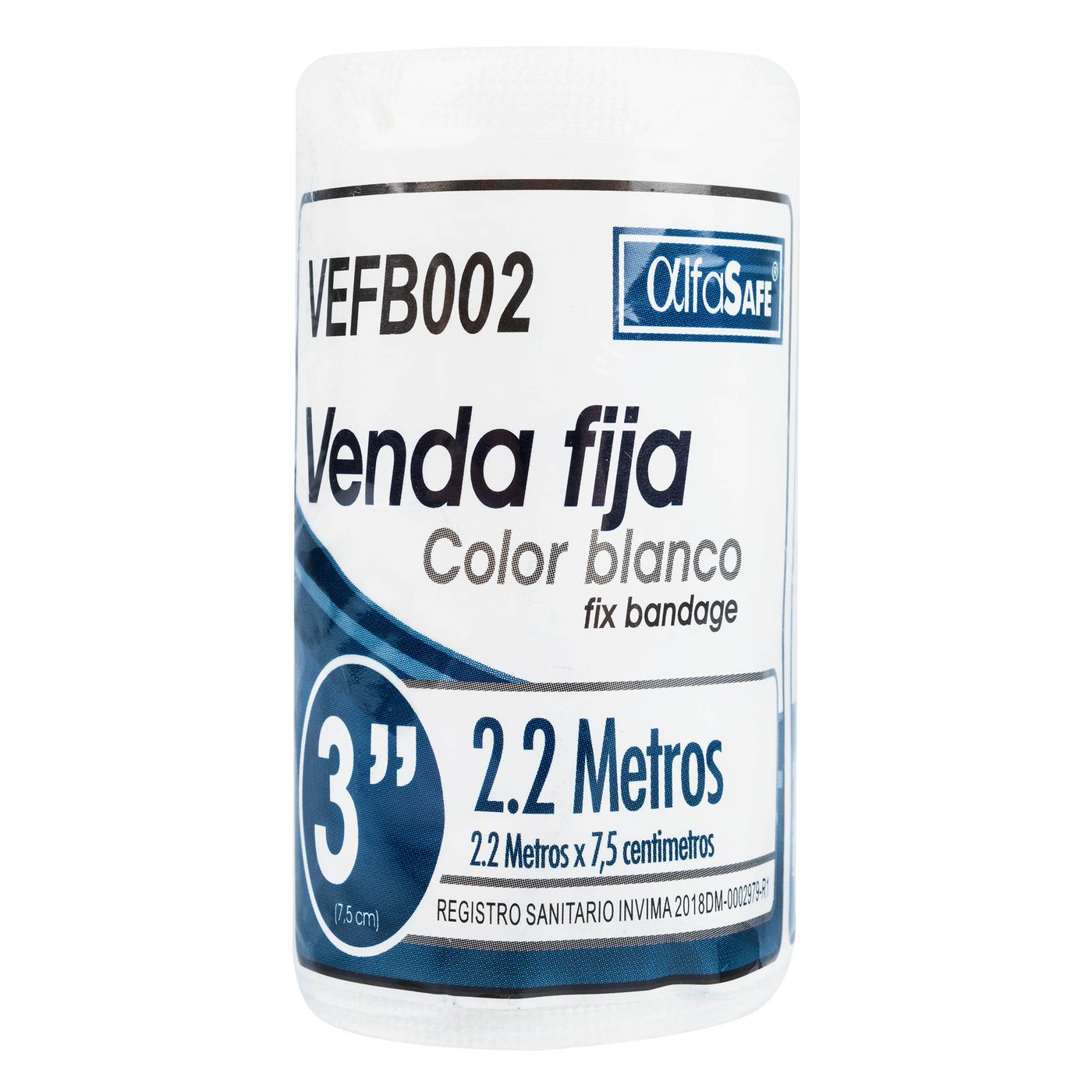 Venda Fija Alfa Safe Blanca 3 Yd x 1 Ud