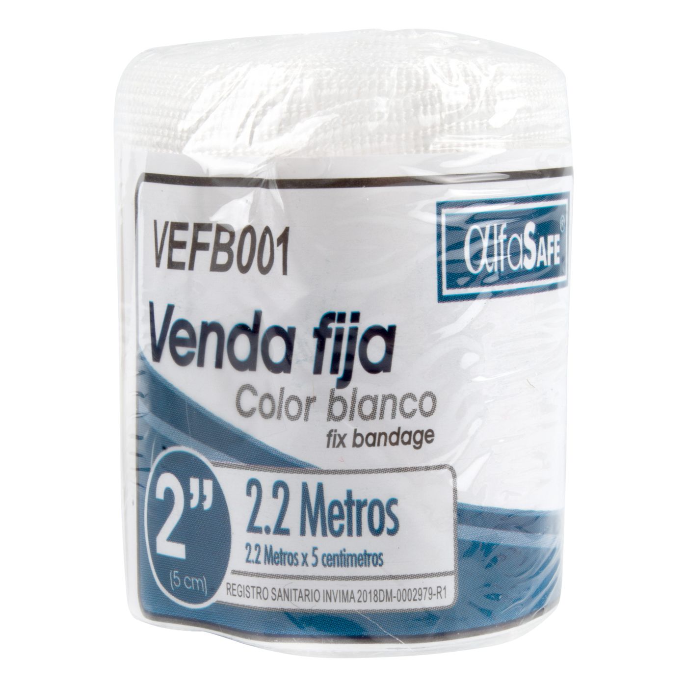 Venda Fija Alfa Safe Blanca 2 Yd x 1 Ud