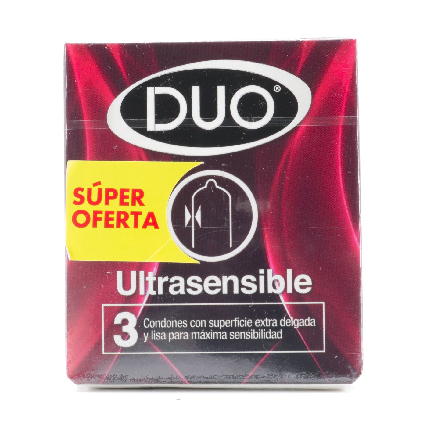 Condones Dúo Ultrasensible Caja x 3 Uds Súper Oferta