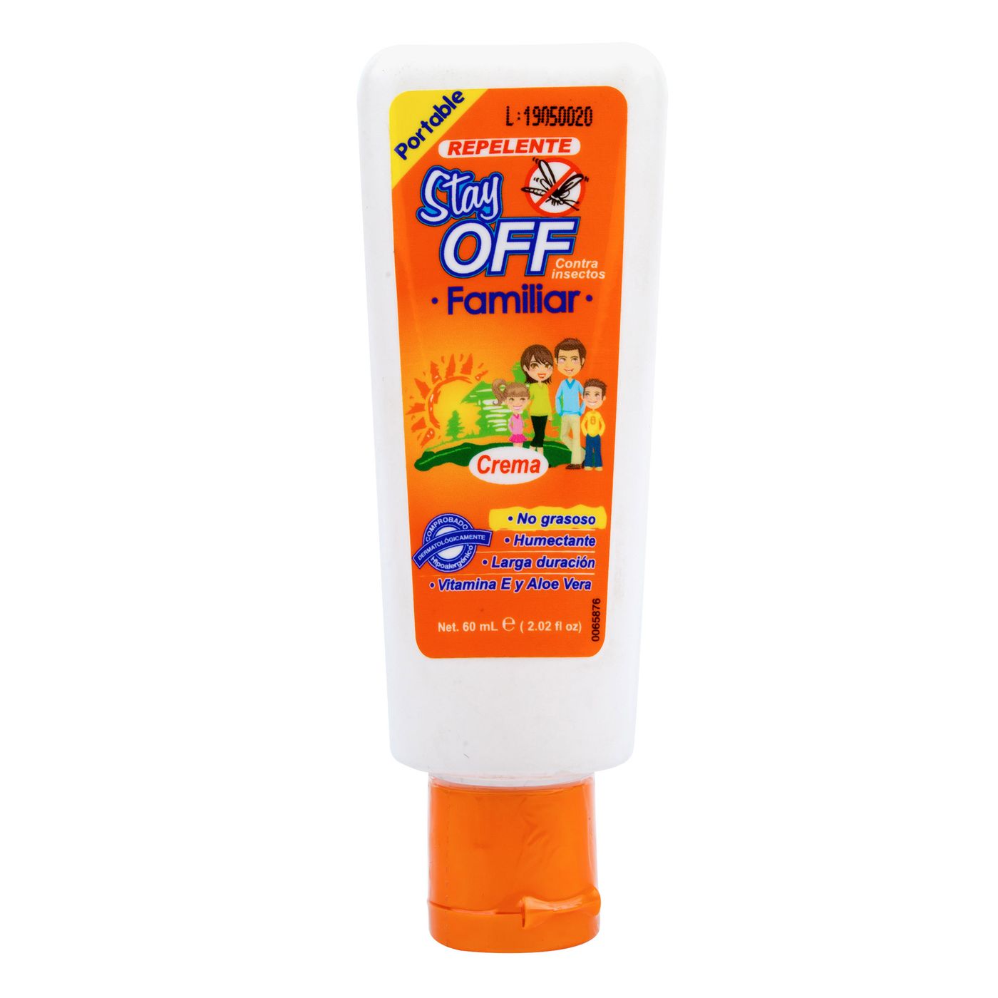 Repelente Stay Off Familiar En Crema Frasco X 60 Ml.