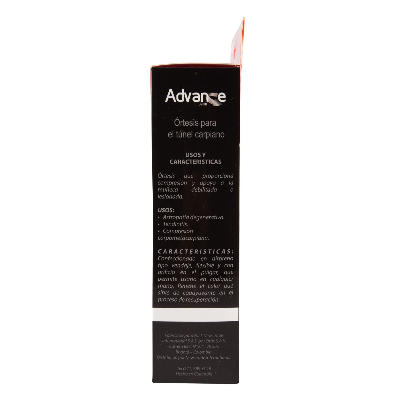 Ortopédico Advance Muñequera Caja X 1 Ud.