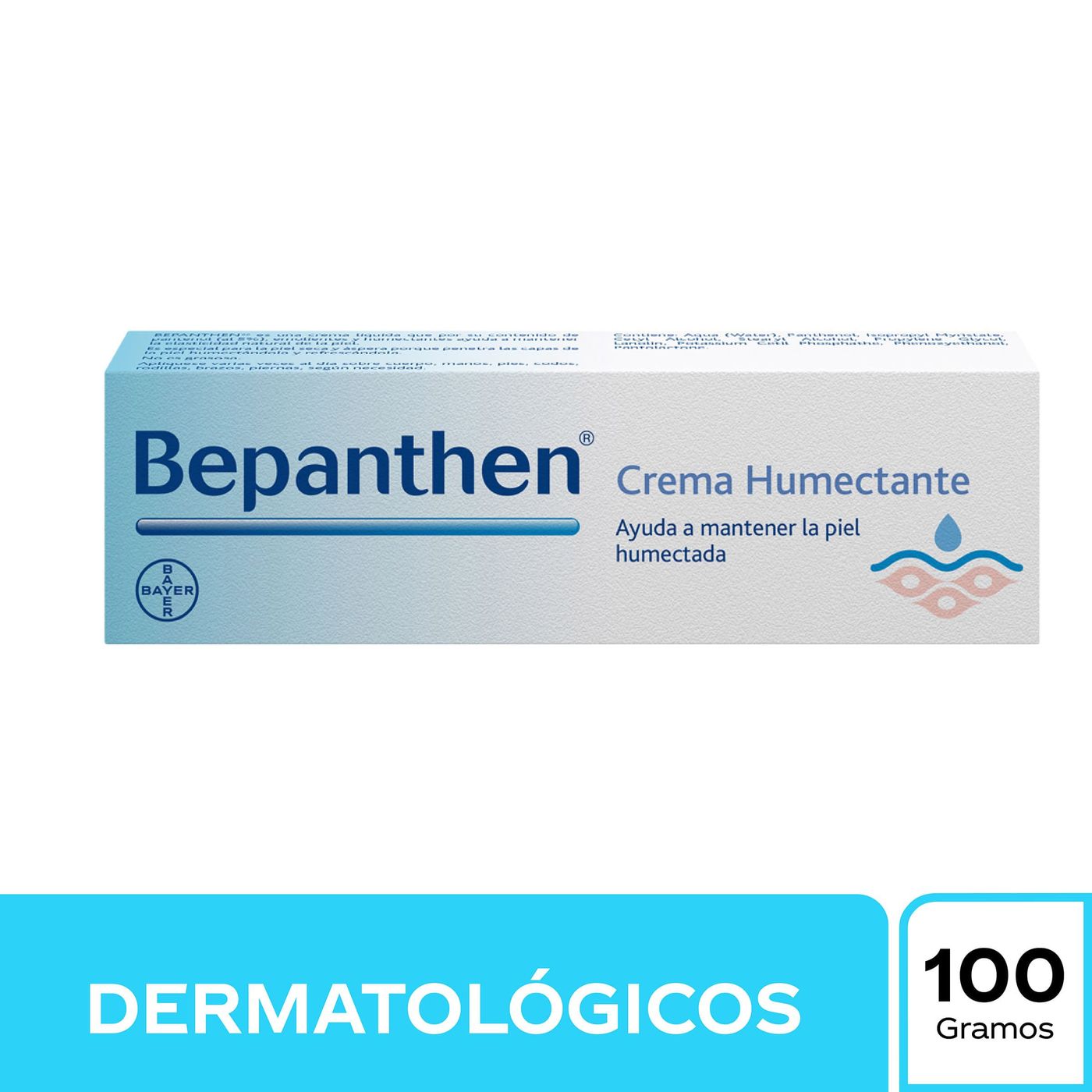 Bepanthen Crema Humectante Bayer Tubo x 100 g