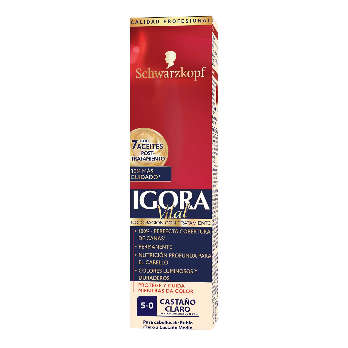 IGORA VITAL TUBO 5-0 CASTANO CLARO