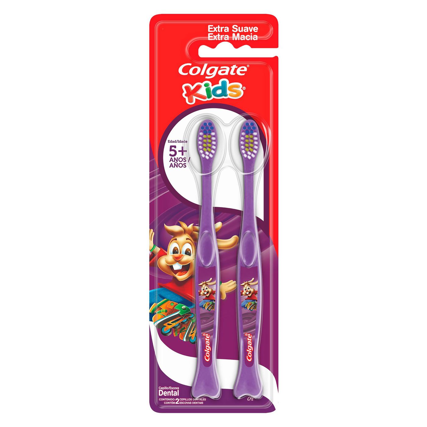Cepillo Dental Colgate Kids 5+ Blister x 2 Uds