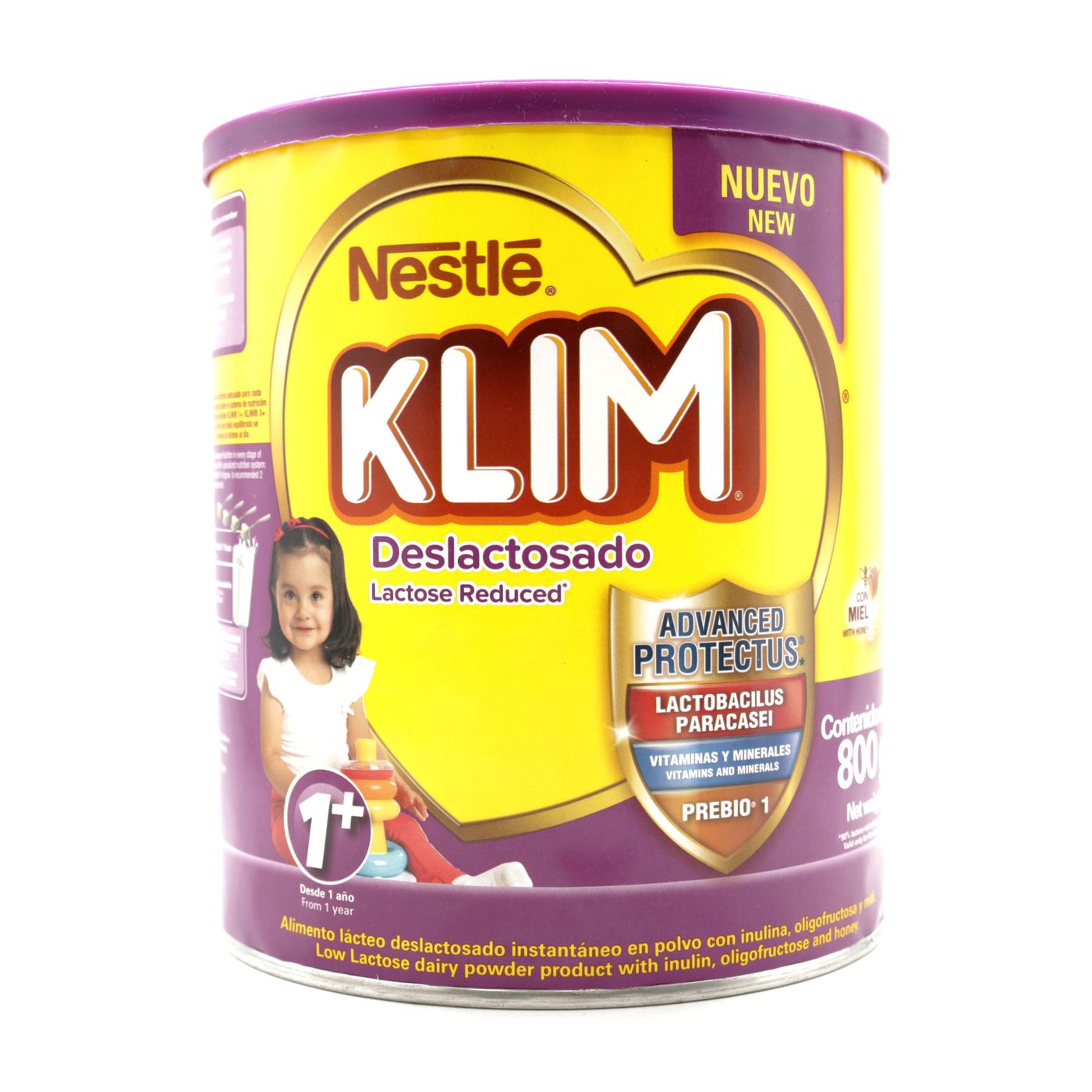 Alimento Lácteo Klim Nestlé 1+ Deslactosado Tarro x 800 g