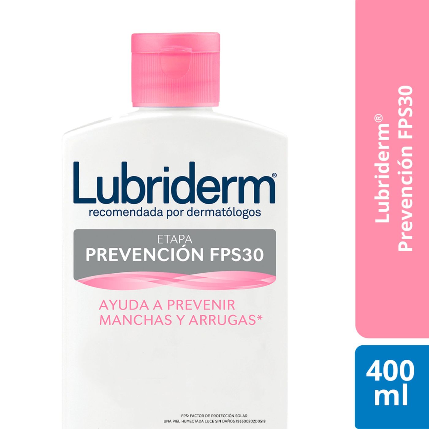 Crema Corporal Lubriderm Prevención FPS 30 Frasco x 400 mL.
