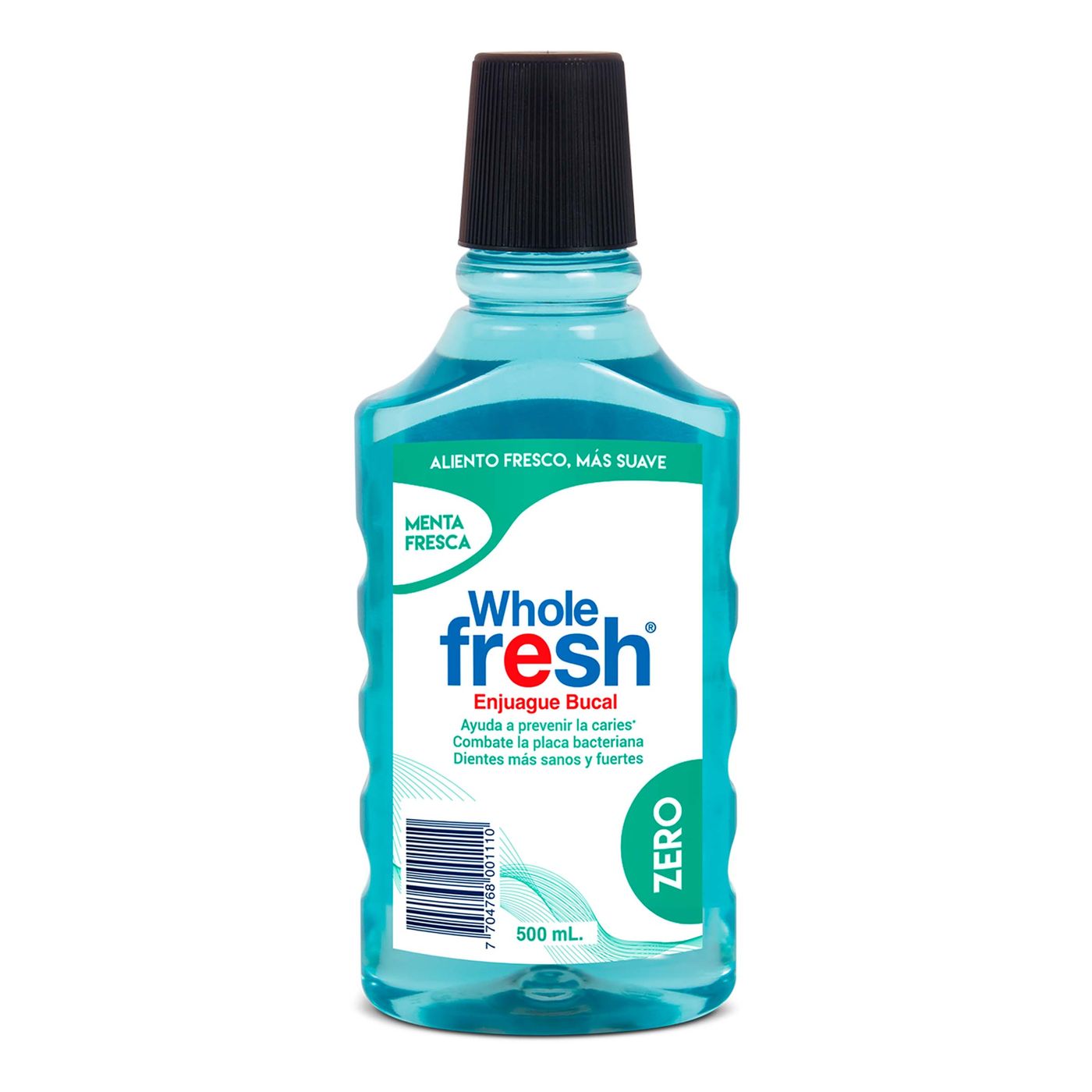 Enjuague Bucal Icom Whole Fresh Sin Alcohol Menta Fresca Frasco X 500 Ml.
