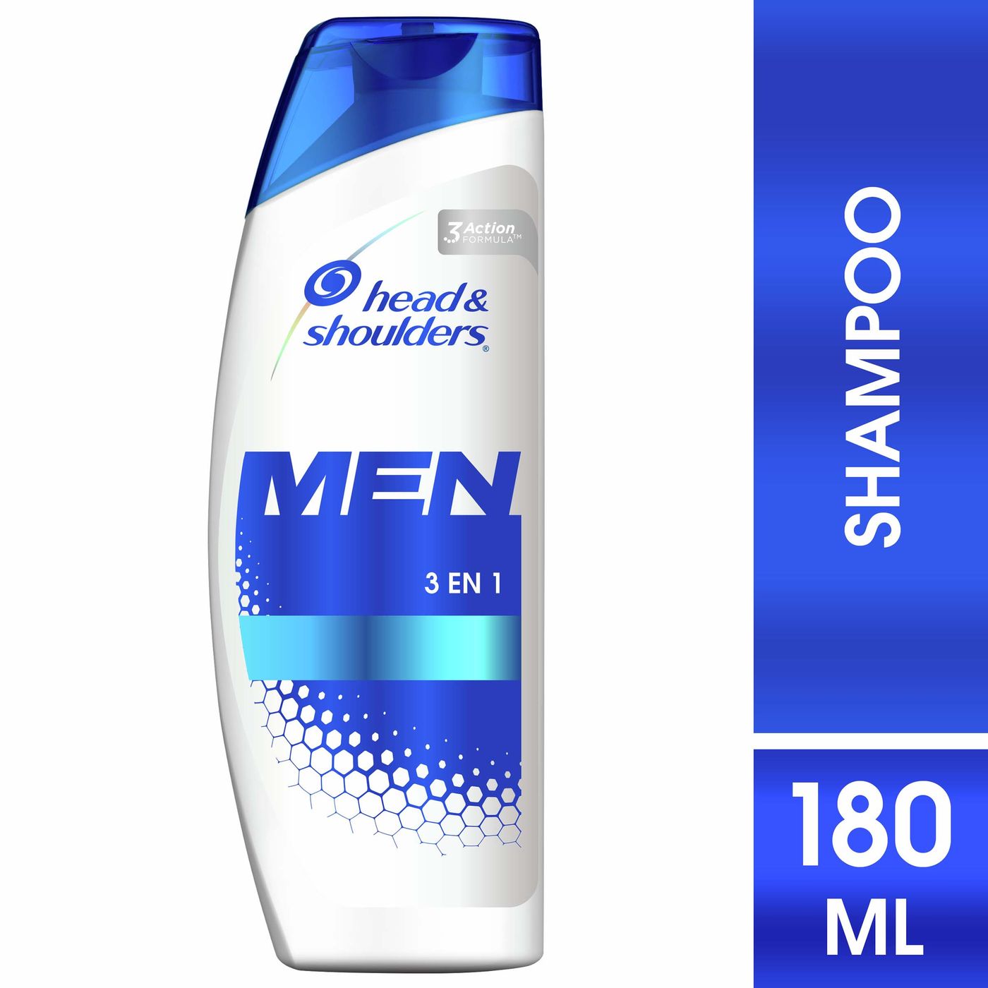 Shampoo Head & Shoulders Men 3 en 1 Frasco x 180 mL.
