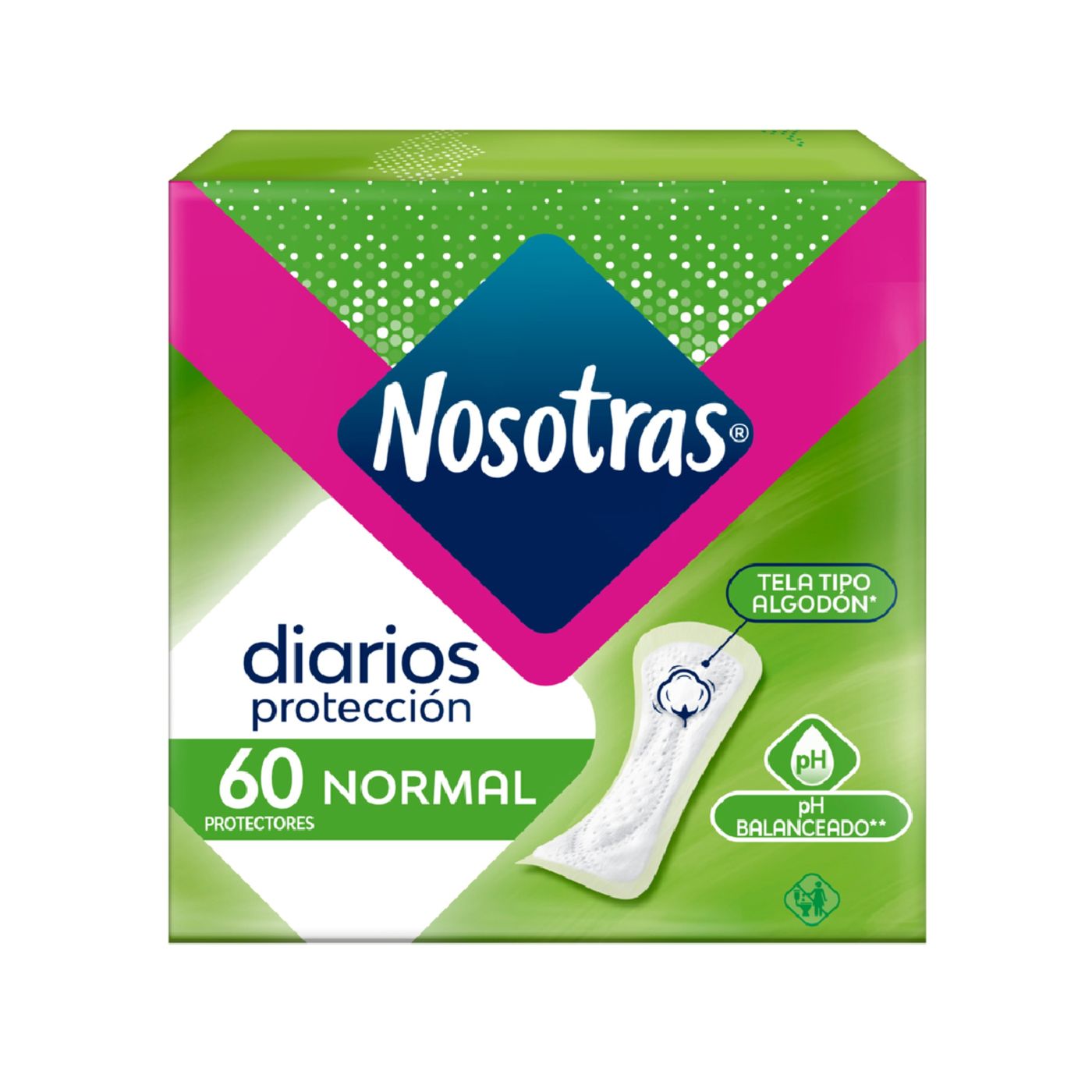 Protector Nosotras Diarios Protección Paquete x 60 uds