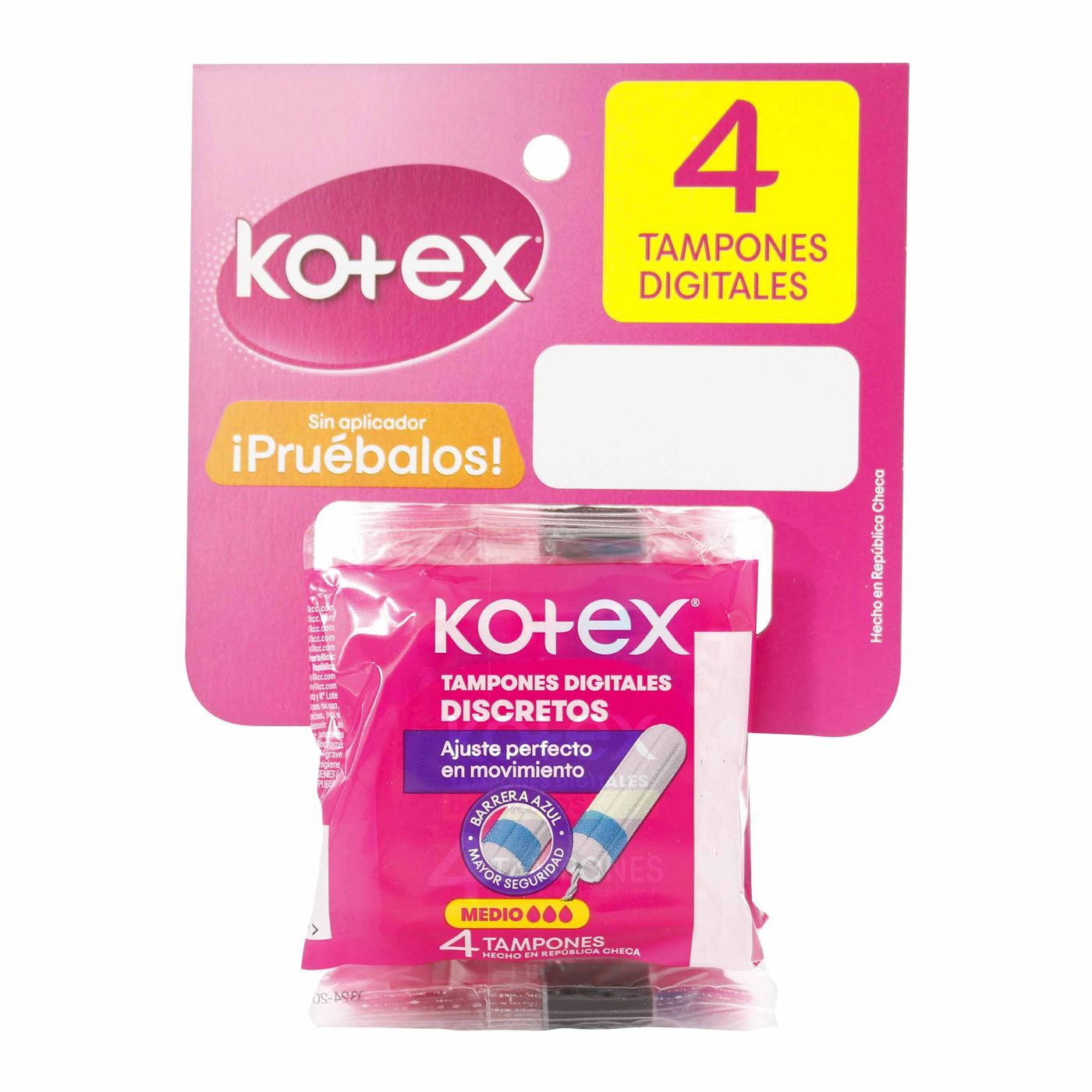 Tampones Kotex Evolution Medio Tira X 5 Paquetes Pague 3 Lleve 4.