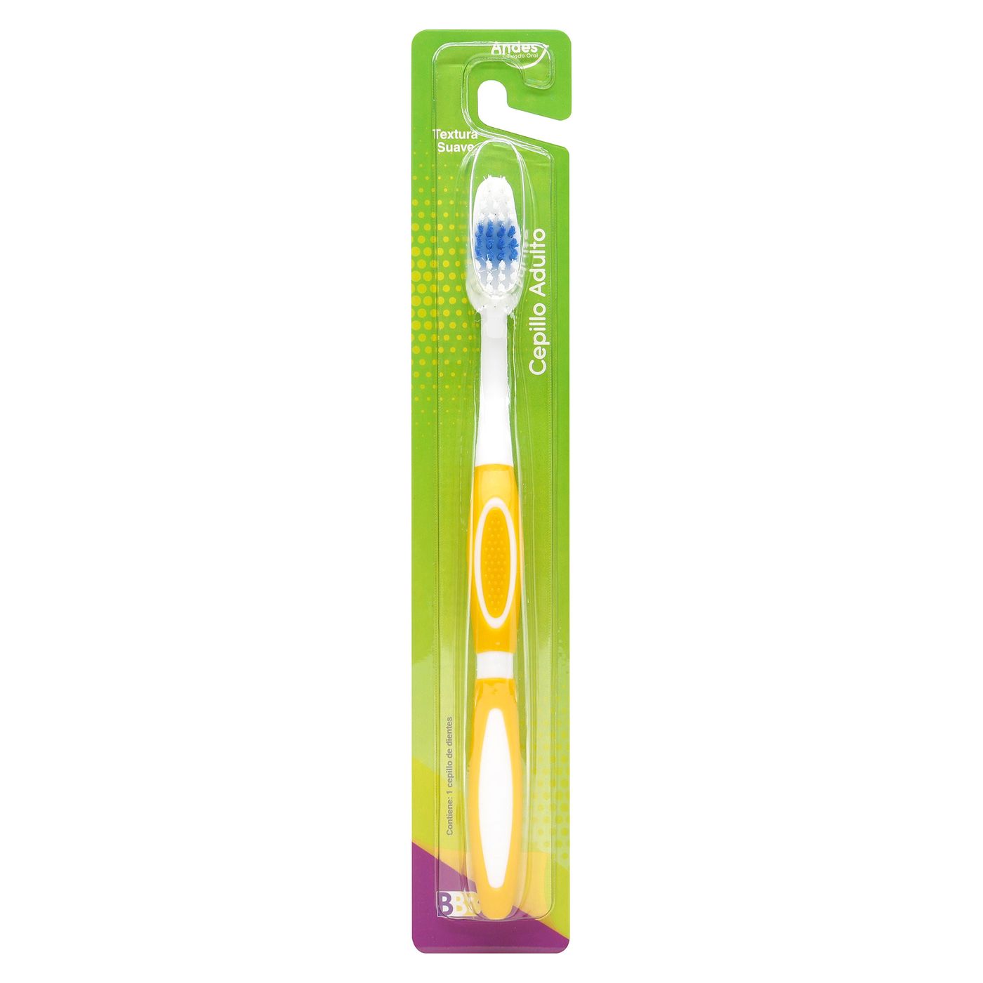 Cepillo Dental Andes Adulto Suave Blister X 1 Ud.