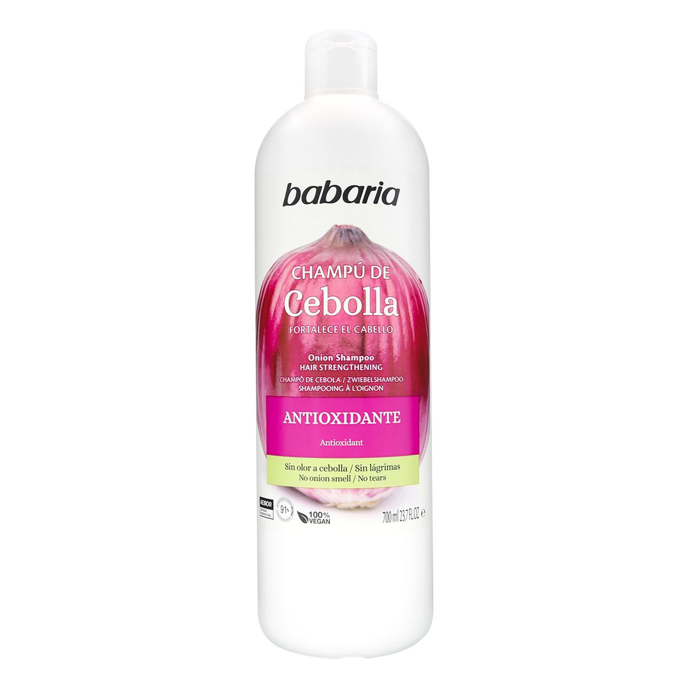Champú Babaria Cebolla Antioxidante Frasco X 600 Ml.