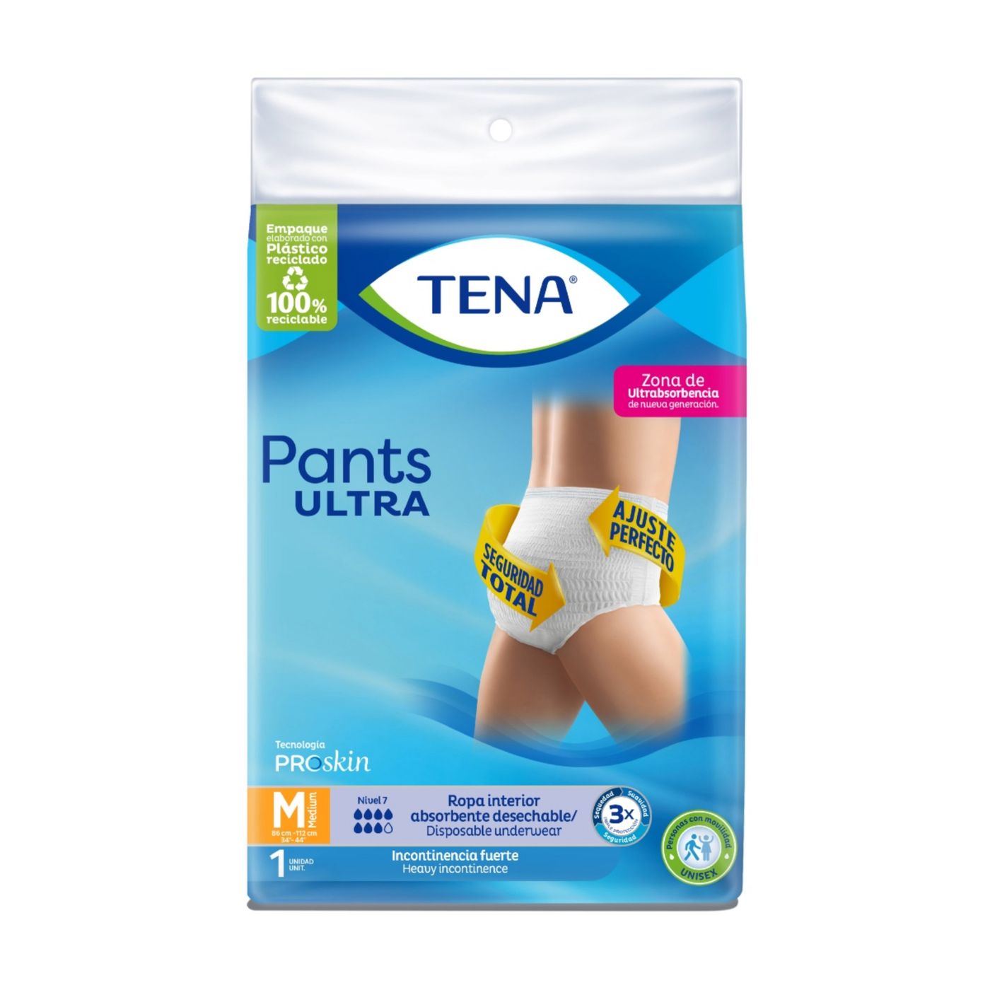 Tena Pants Ultra M Paquete x 1 Und