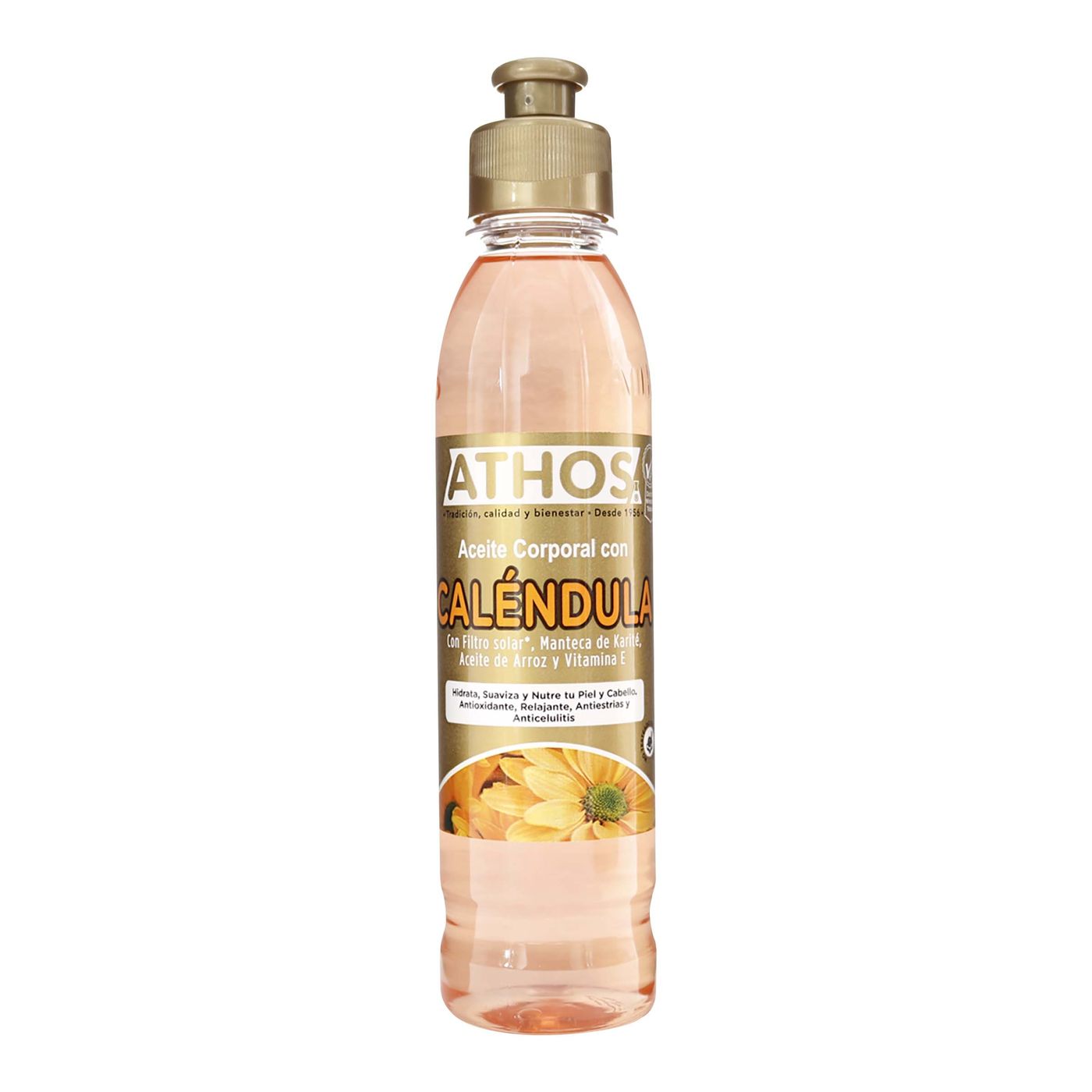 Aceite Corporal Con Caléndula Athos Frasco X 250 Ml.