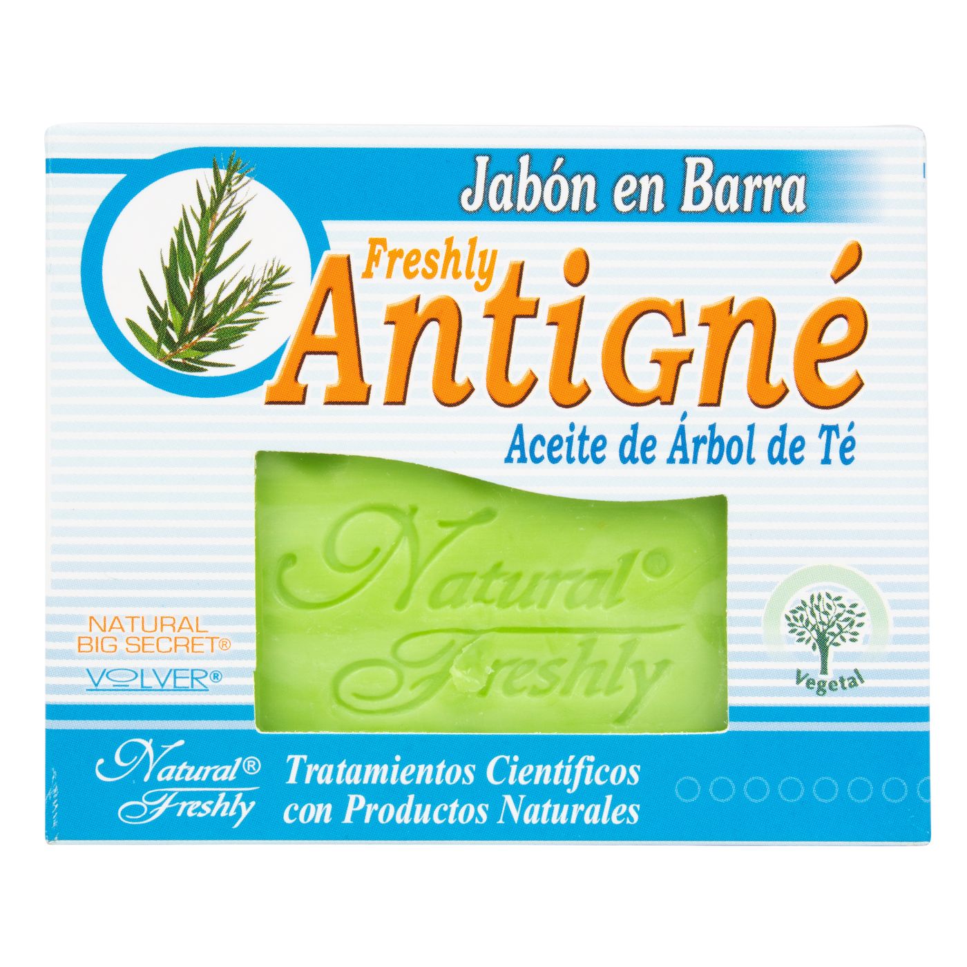 Jabón Natural Freshly Antigné Barra X 90 G.