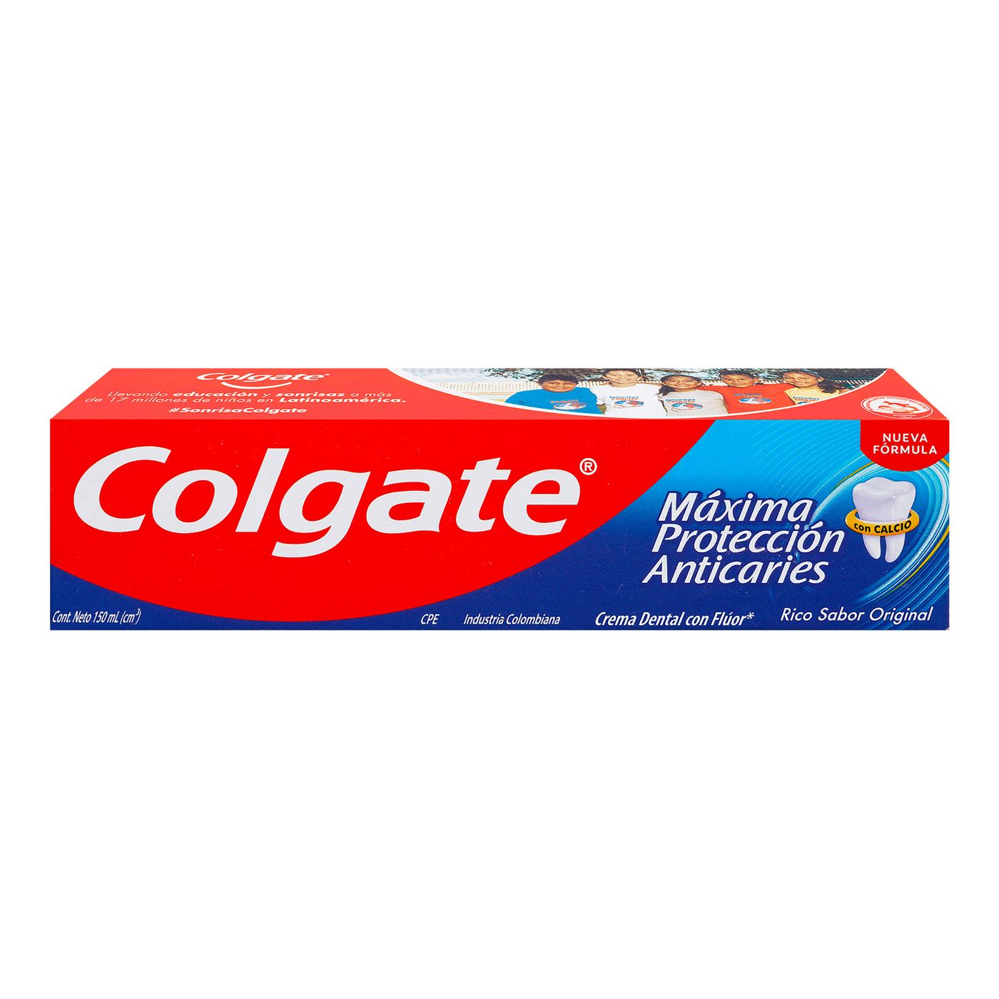 Crema Dental Colgate Máxima Protección Anticaries Menta Caja x 150 mL