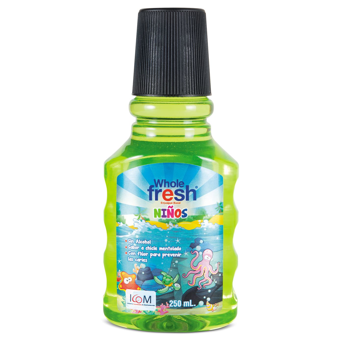 Enjuague Bucal Icom Whole Fresh Niños Frasco x 250 mL