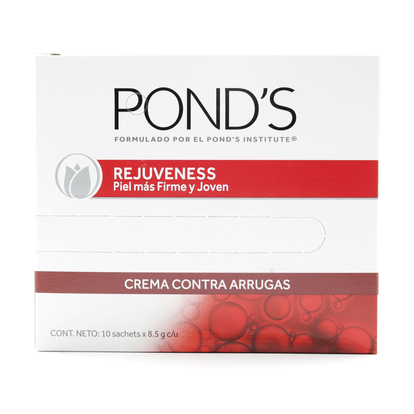 Crema Facial Ponds Rejuveness Anti-Arrugas Sachet x 10 g Caja x 10 Uds
