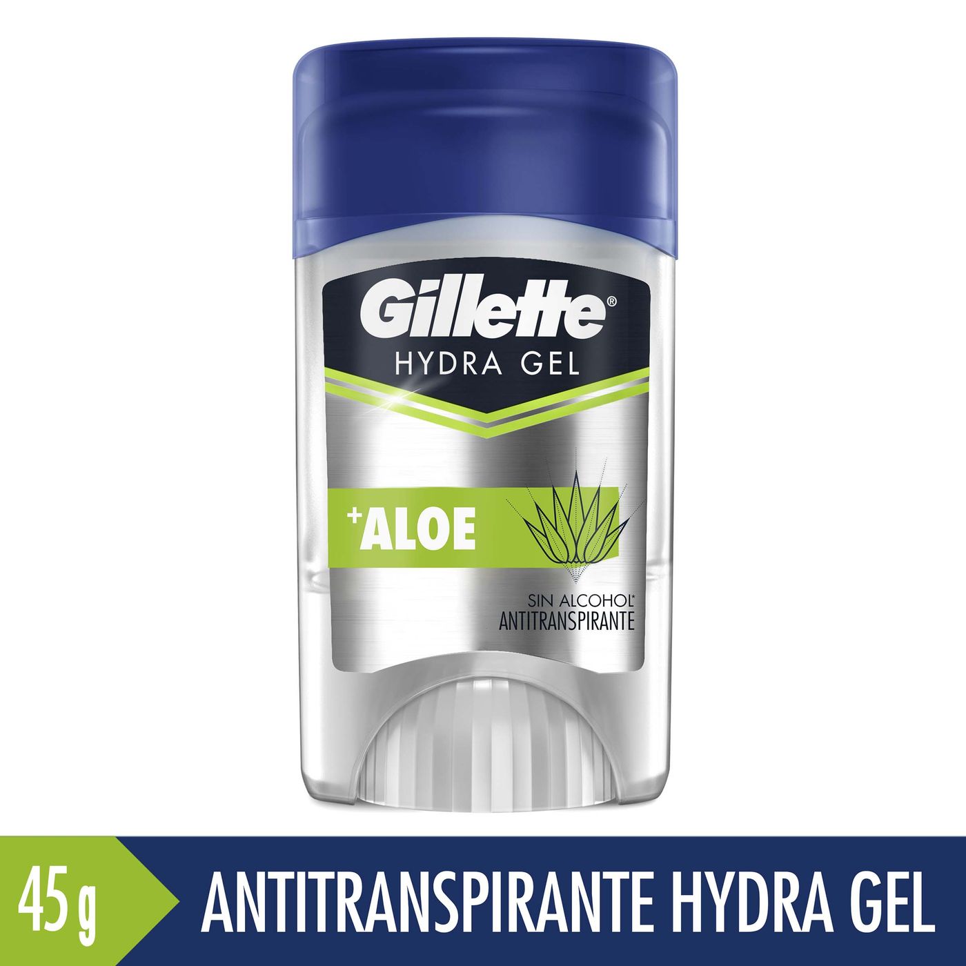 Antitranspirante Gillette Hydra Gel Áloe Barra x 45 g.