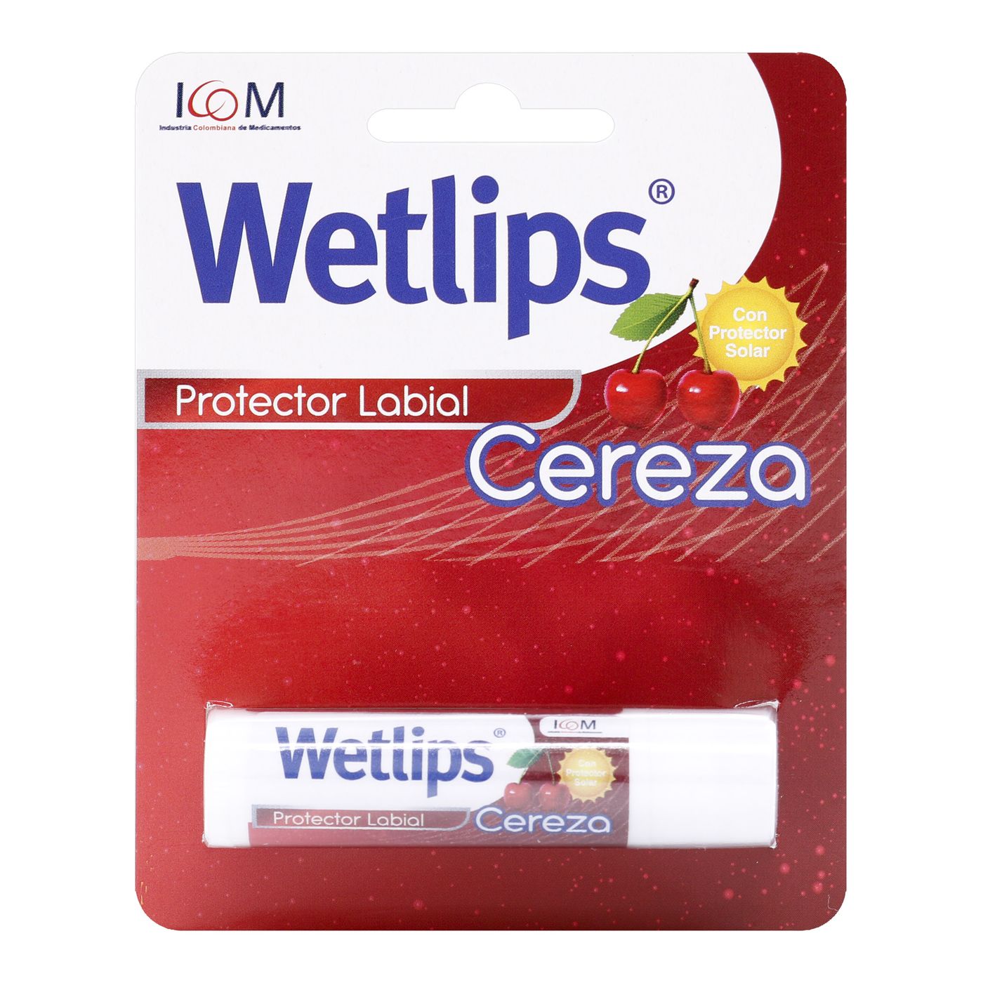 Protector Labial Wetlips Cereza Icom Blister x 4.2 g