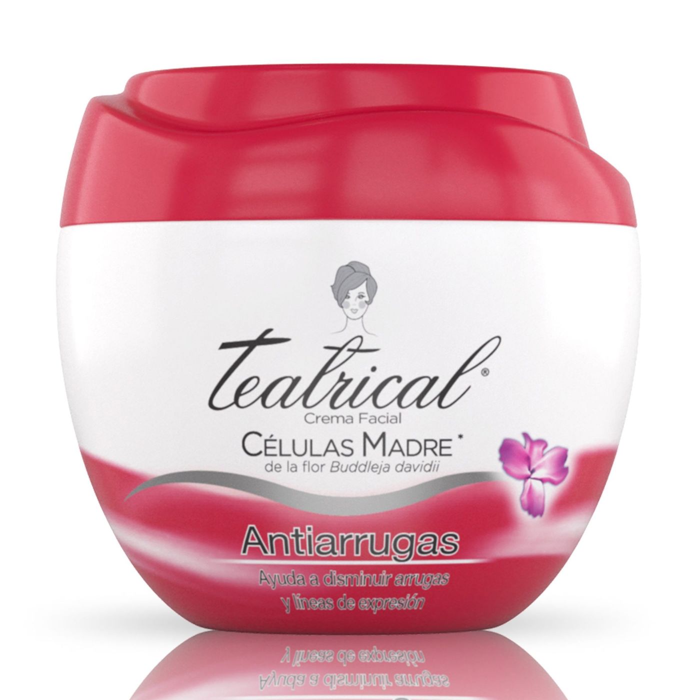 Crema Facial Teatrical Células Madre Anti-Arrugas Frasco x 200 g.