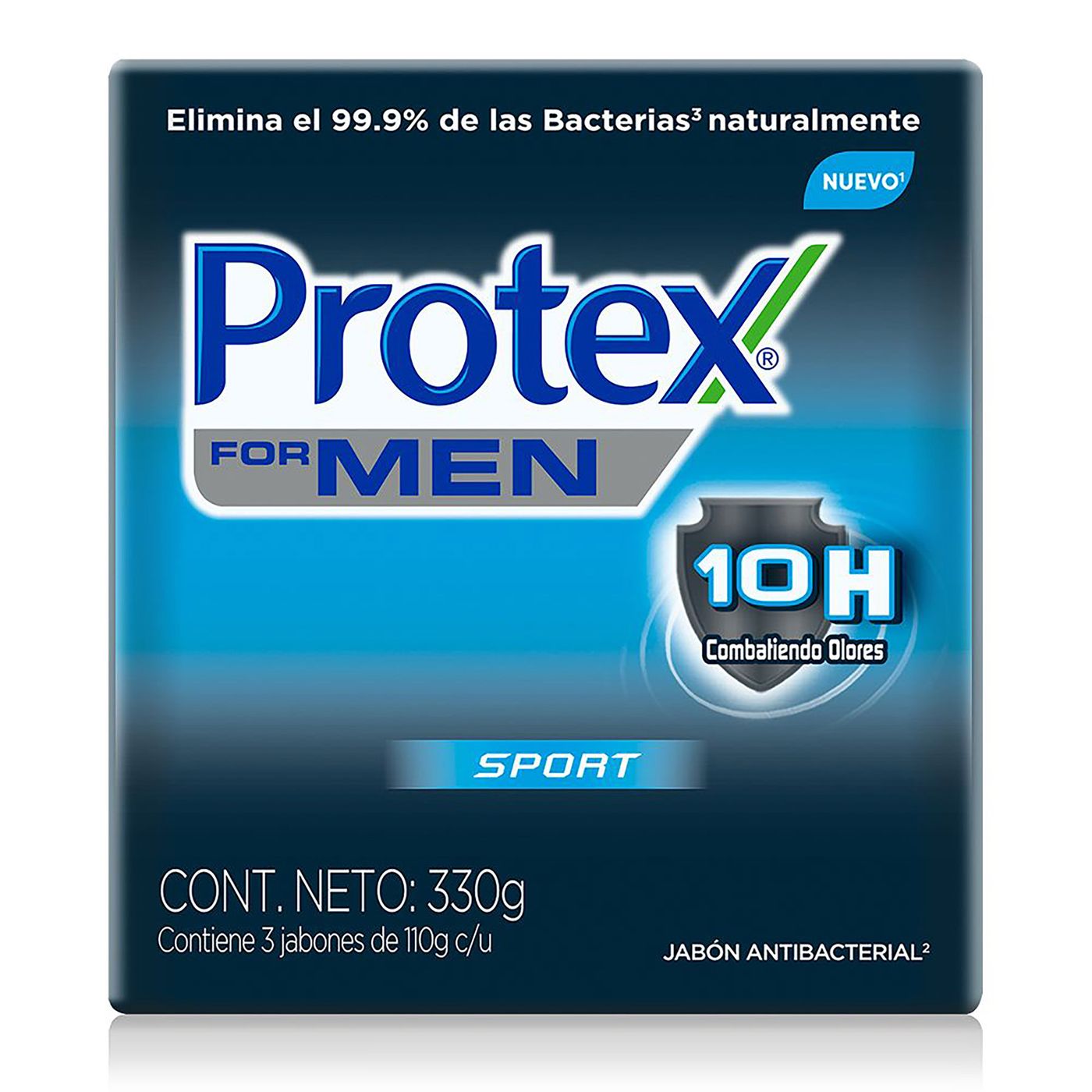 Jabón Protex For Men Sport Barra x 110 g x 3 Uds