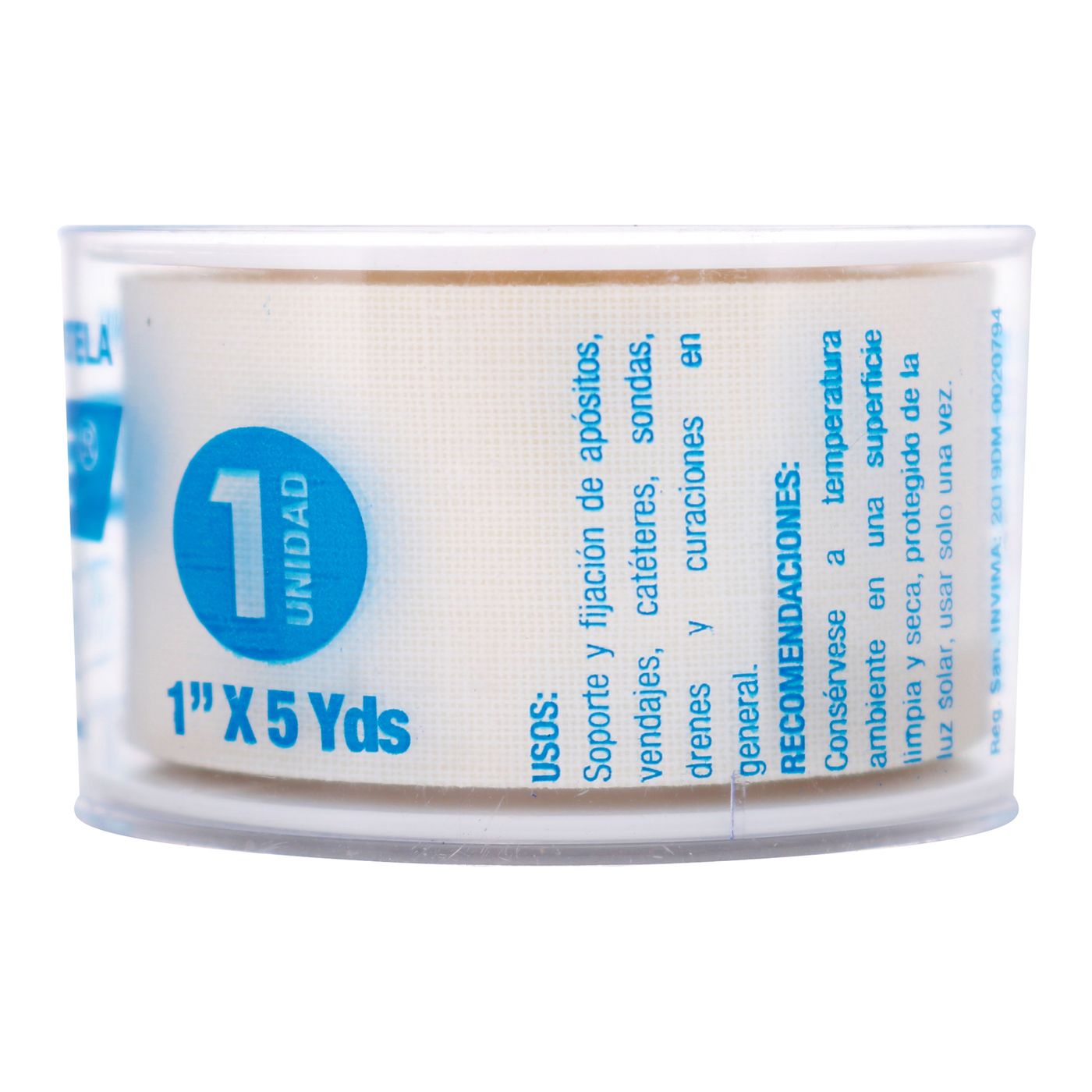 Esparadrapo De Tela Blanco Supreme 1 Pulg X 5 Yardas.