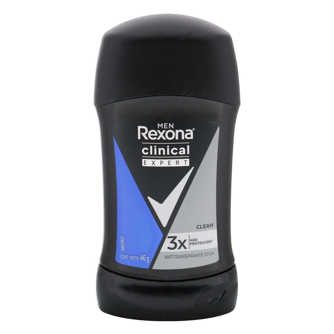 Antitranspirante Rexona Men Clinical Expert Stick Clean Barra x 46 g.