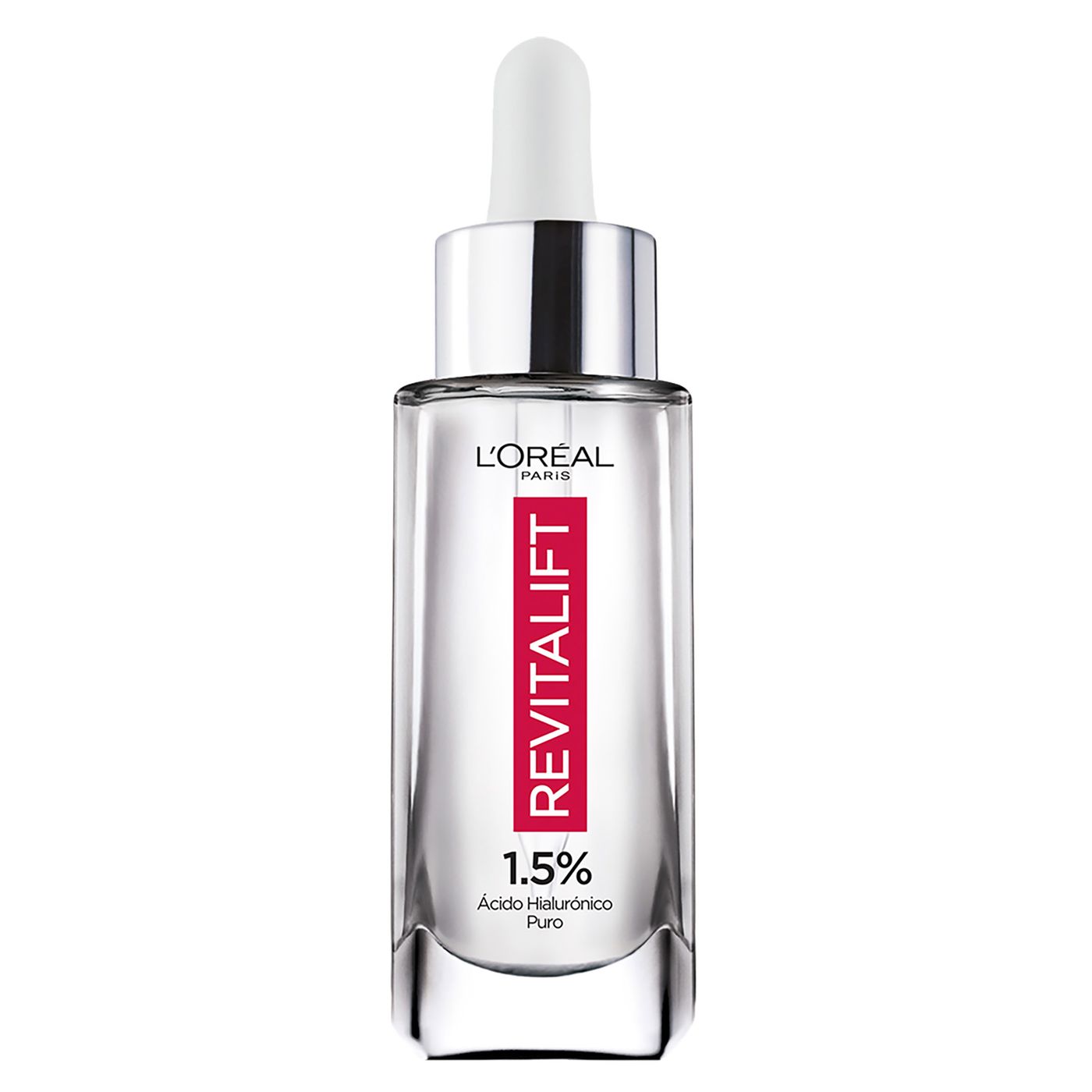 Ácido Hialurónico Revitalift Sérum Rellenador 1.5% LOréal Paris Frasco Gotero x 30 mL