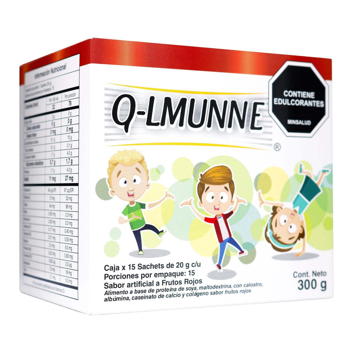 Q-Lmmune Icom Frutos Rojos x 20 g Caja x 15 Sobres
