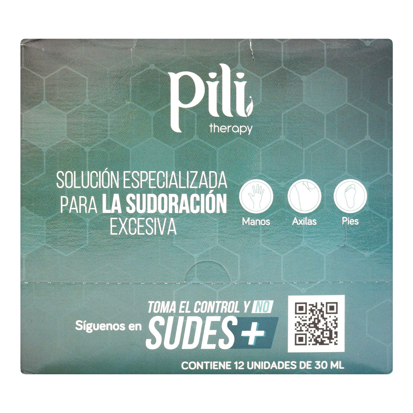 Desodorante Antitranspirante Unisex Pili X 30 Ml Caja X 12 Uds.