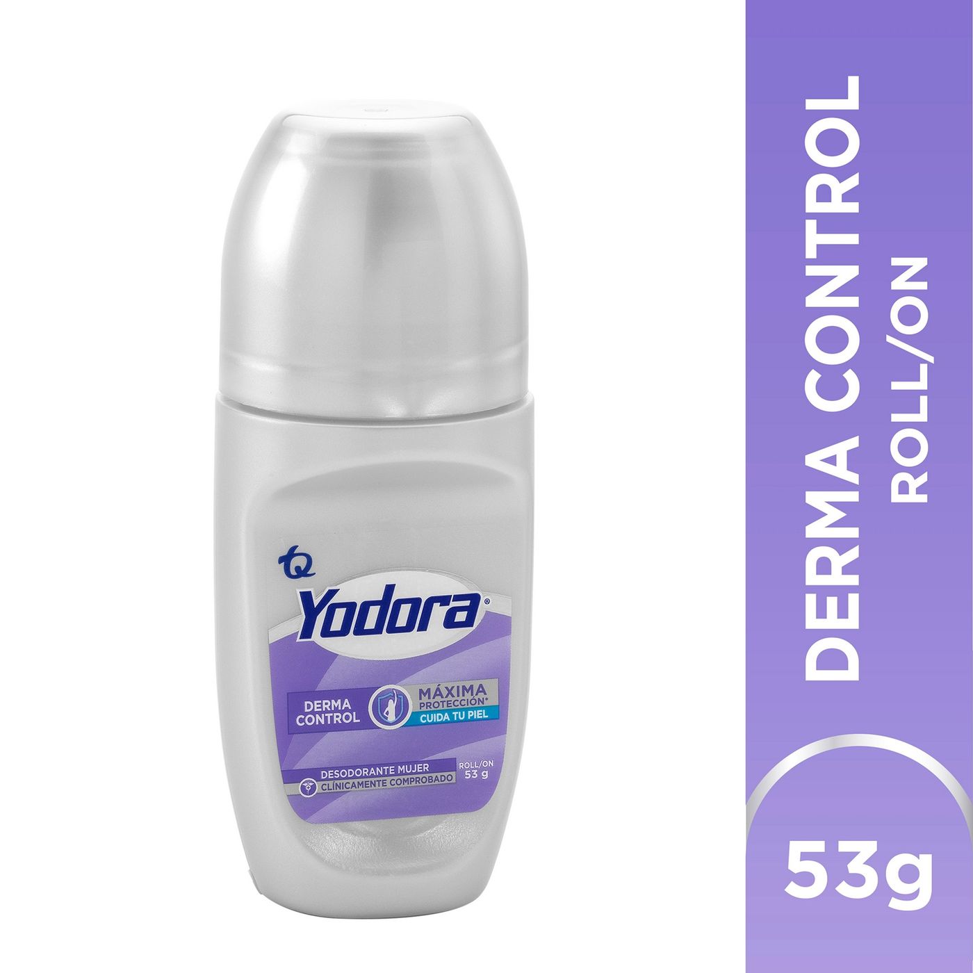 Desodorante Mujer Yodora Derma Control Roll On X 53 G.