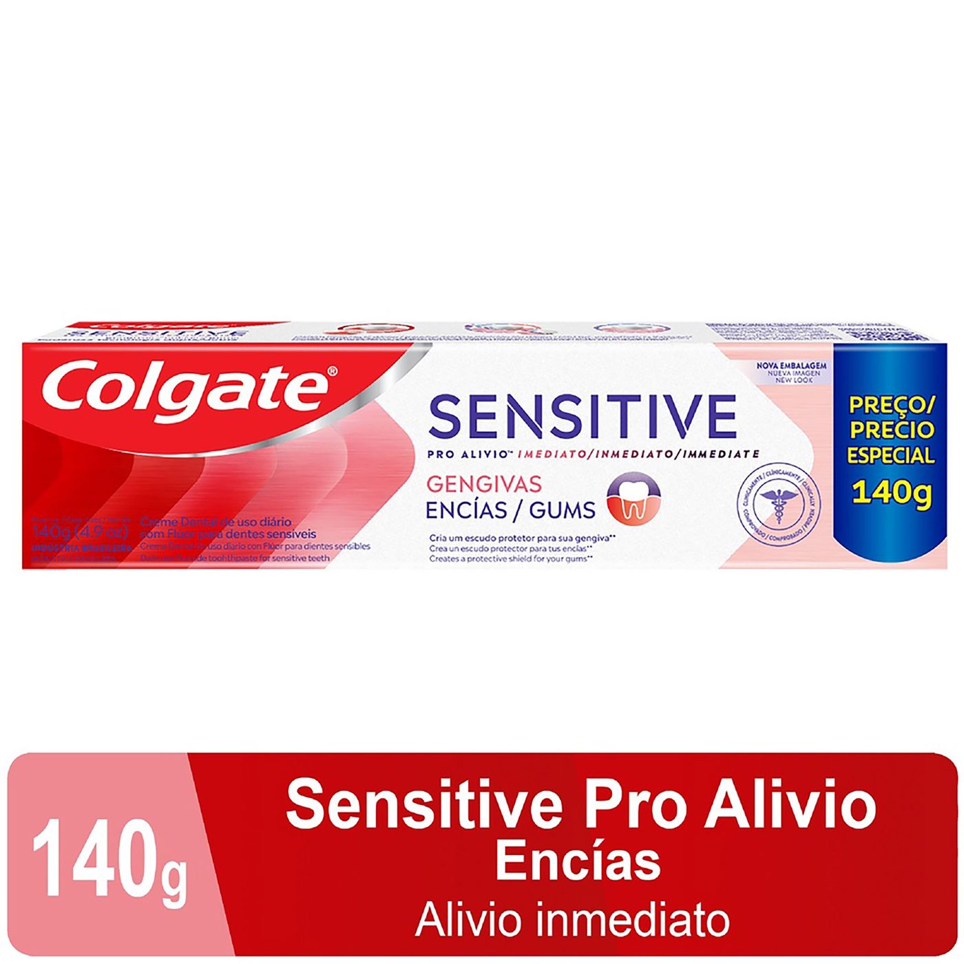 Crema Dental Colgate Sensitive Pro Alivio Inmediato Caja x 140 g