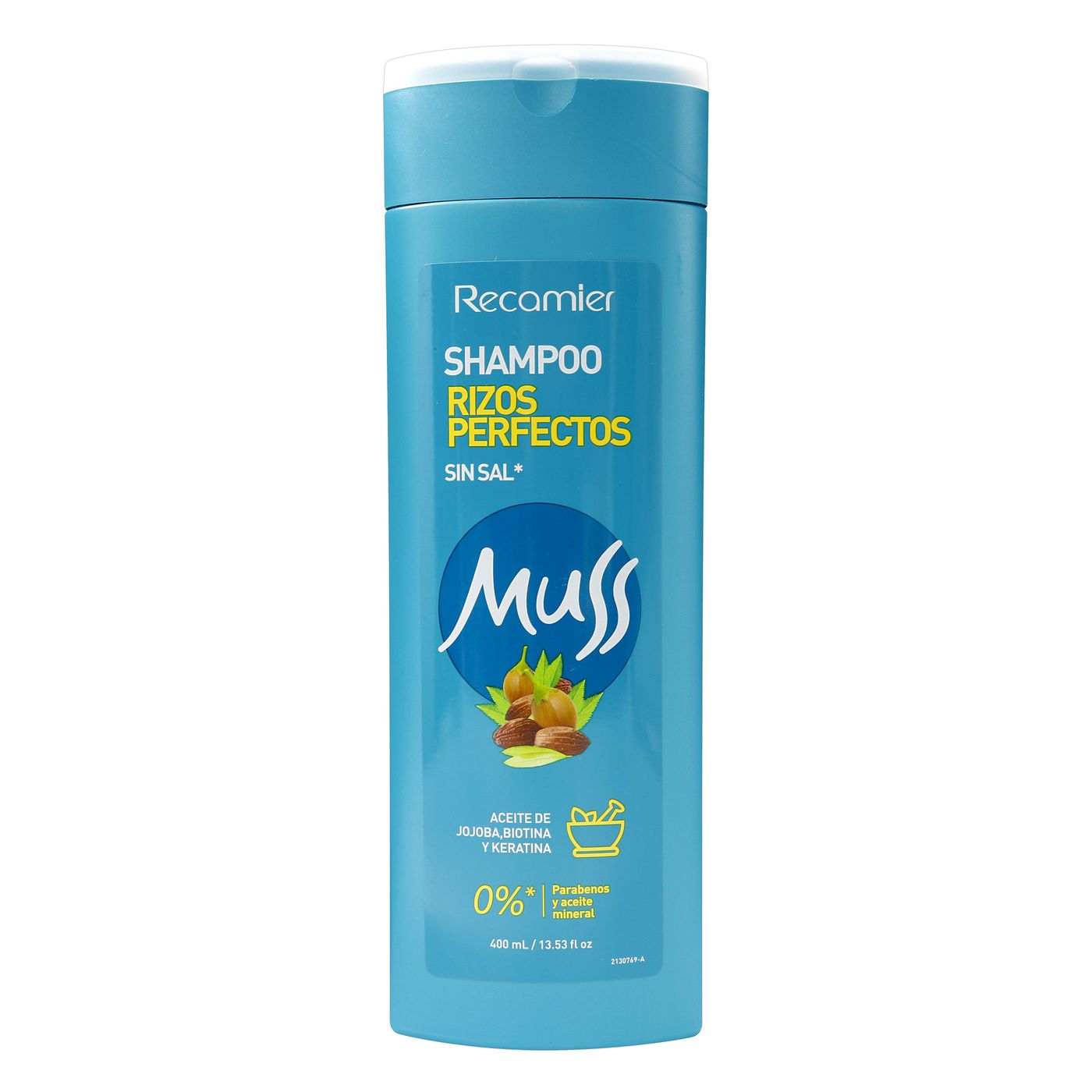 Shampoo Muss Rizos Perfectos Frasco x 400 mL.